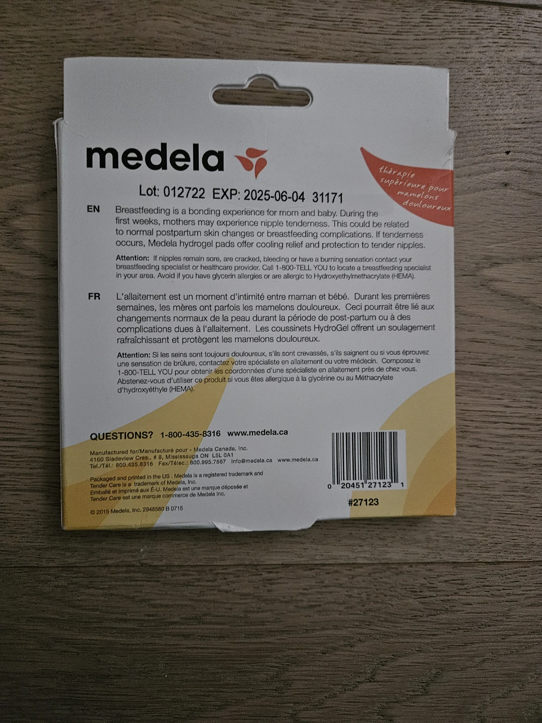 EXPIRED Medela Tender Care Hydrogel Pads - photo 2