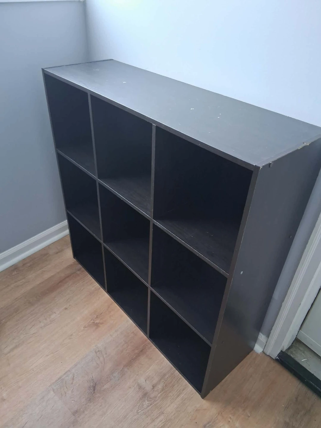 Dark Brown 9-Cube Storage Shelf - photo 2