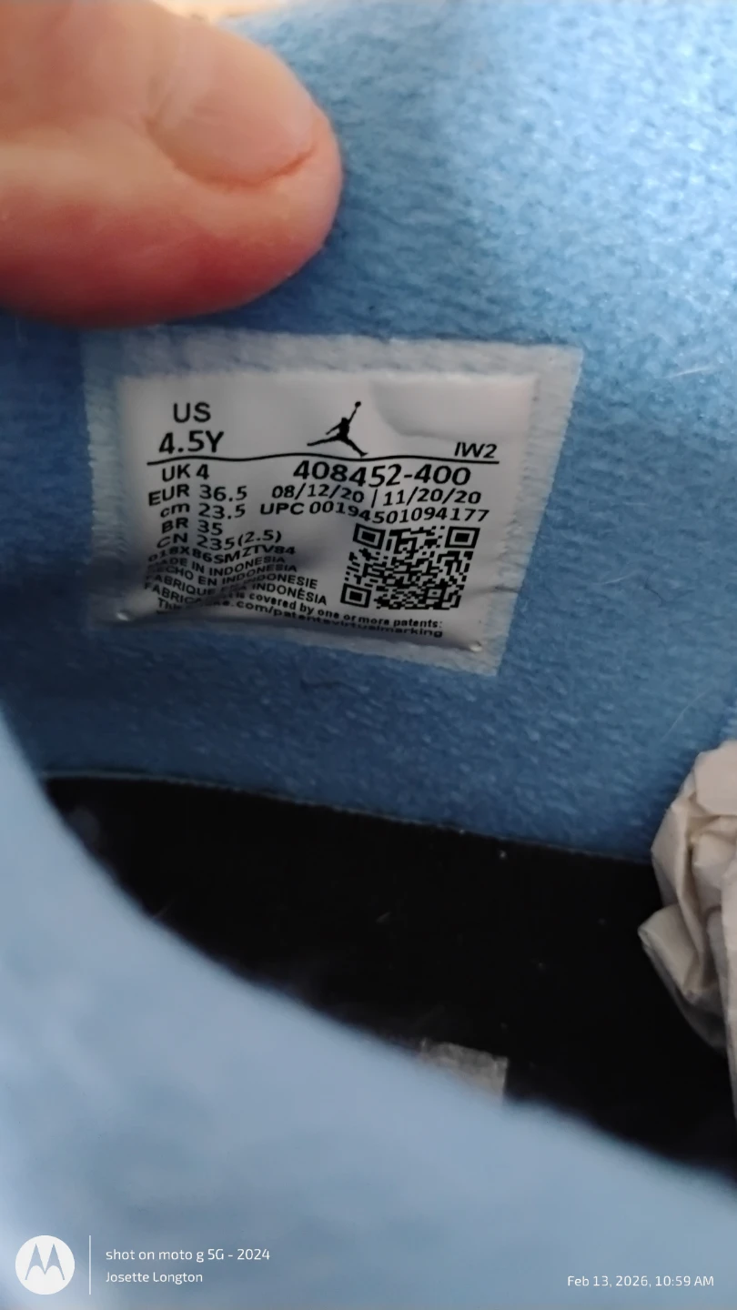 Air Jordan 4 Retro (GS) 'University Blue'🌱 - photo 2