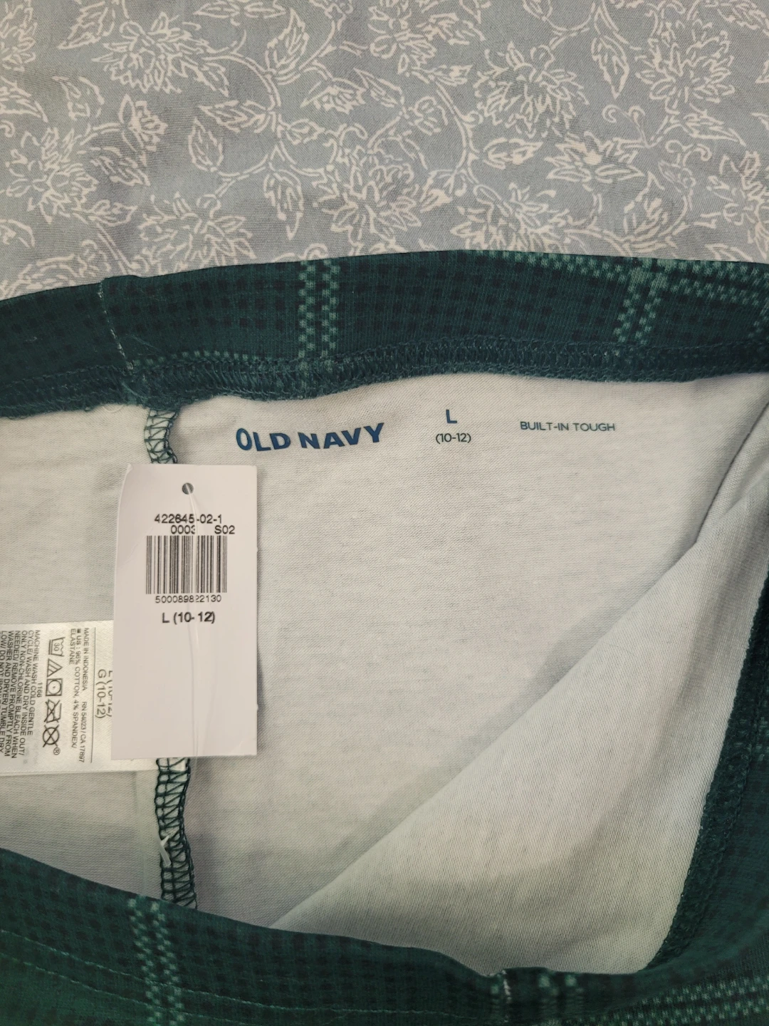 Old Navy Girls Plaid Leggings Size L (10-12) - photo 2