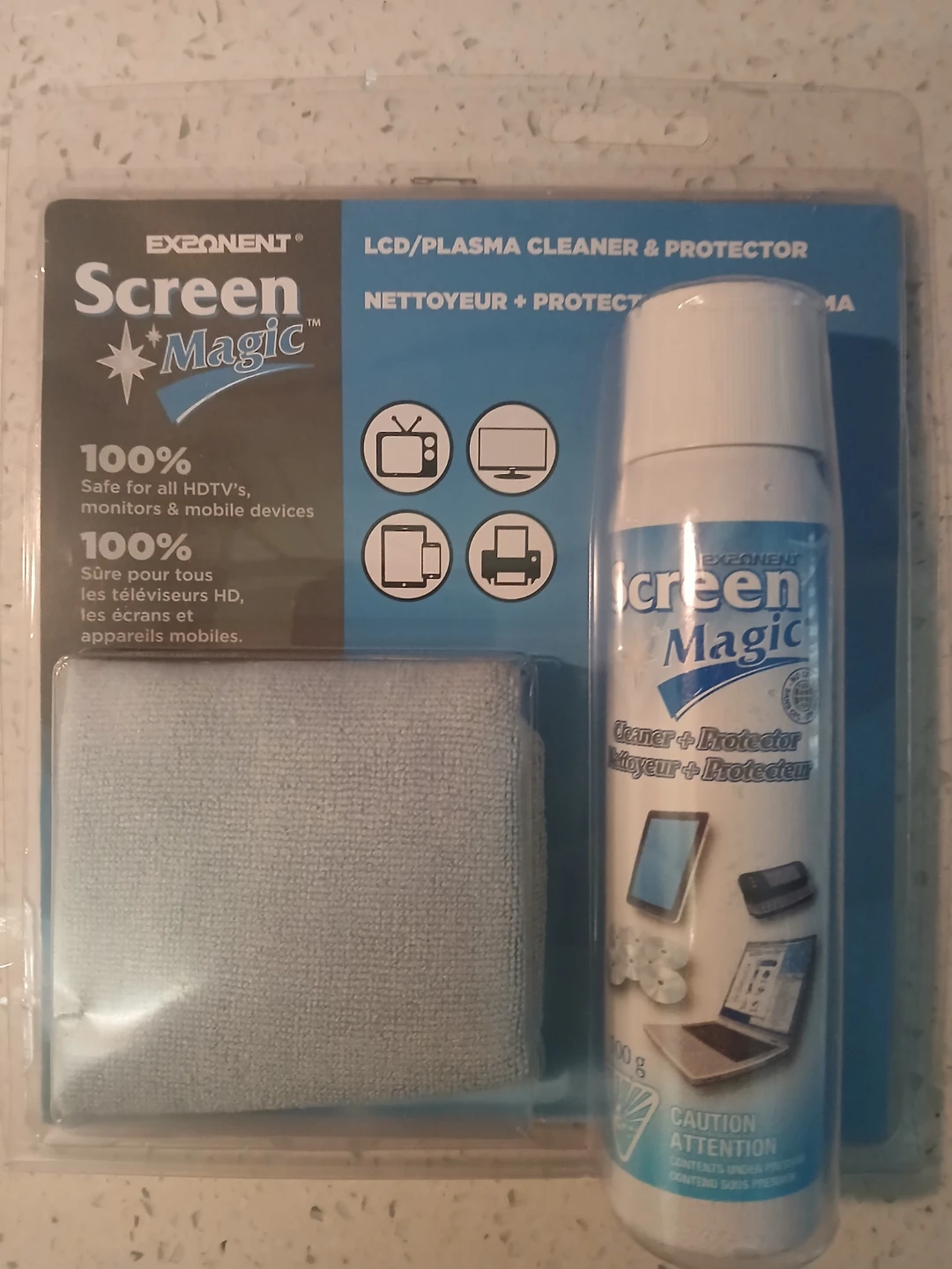 LCD/Plasma Cleaner & Protector with Microfiber Cloth