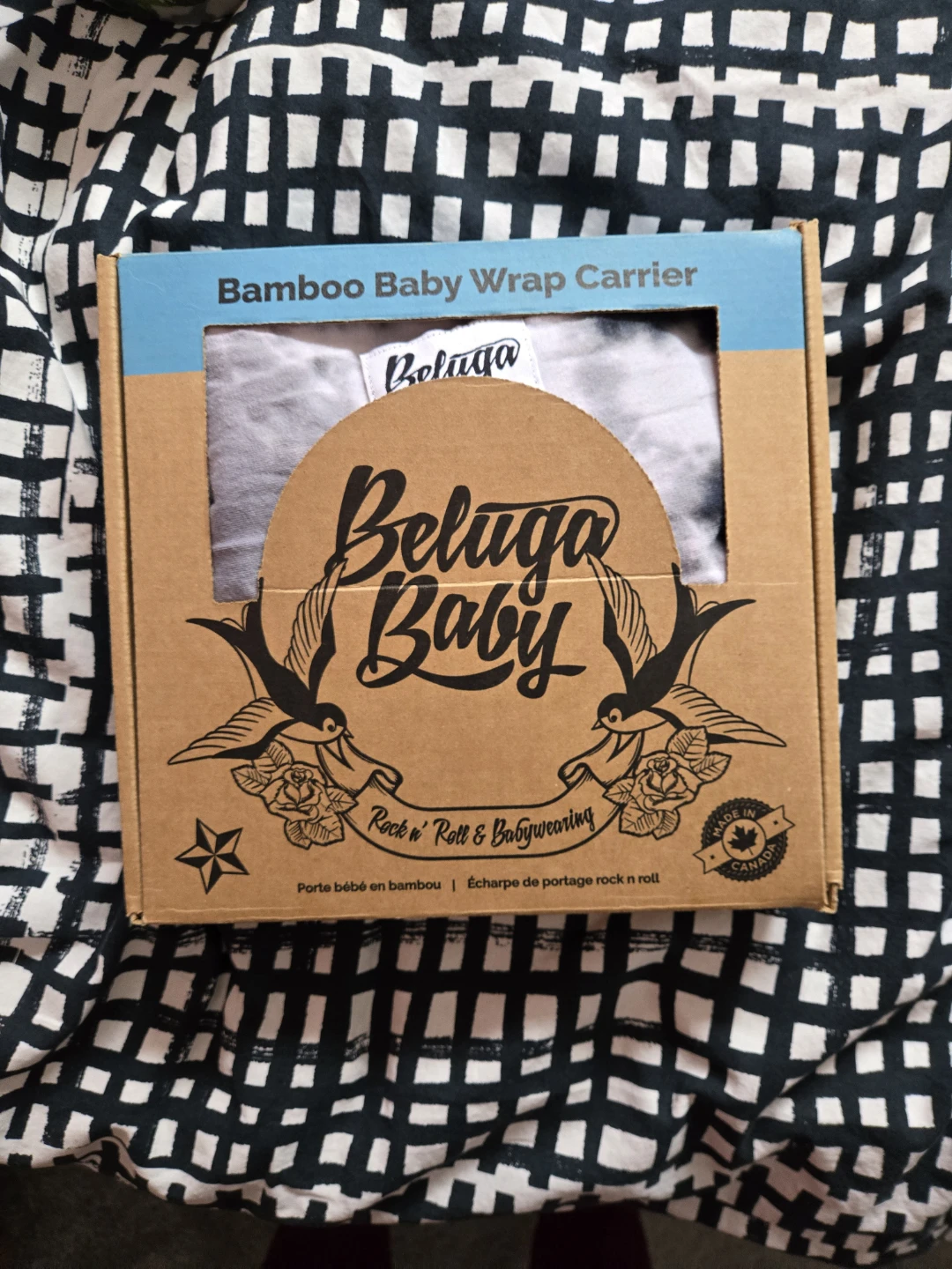 Beluga Baby Bamboo Wrap Carrier - The Joni - photo 2