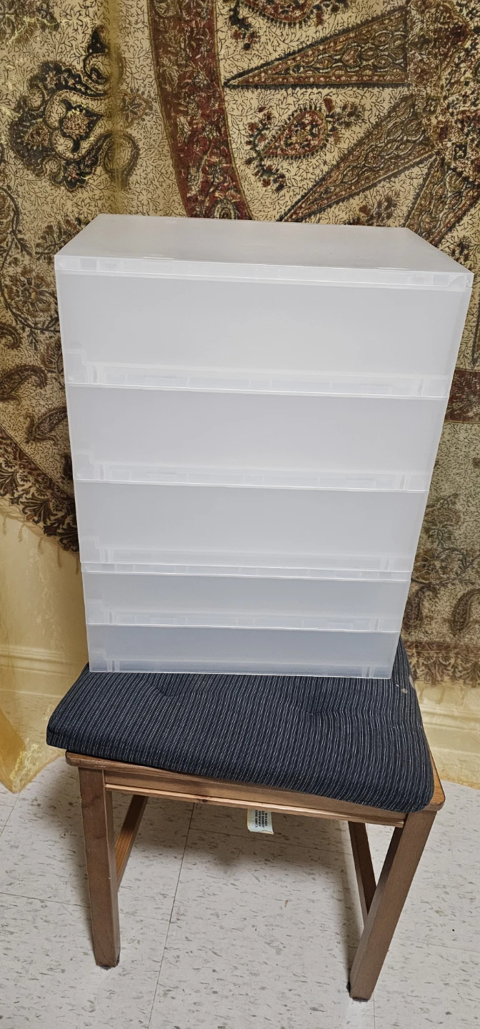 Stackable Frosted Plastic Drawer Organizer Set 🌱 - photo 3