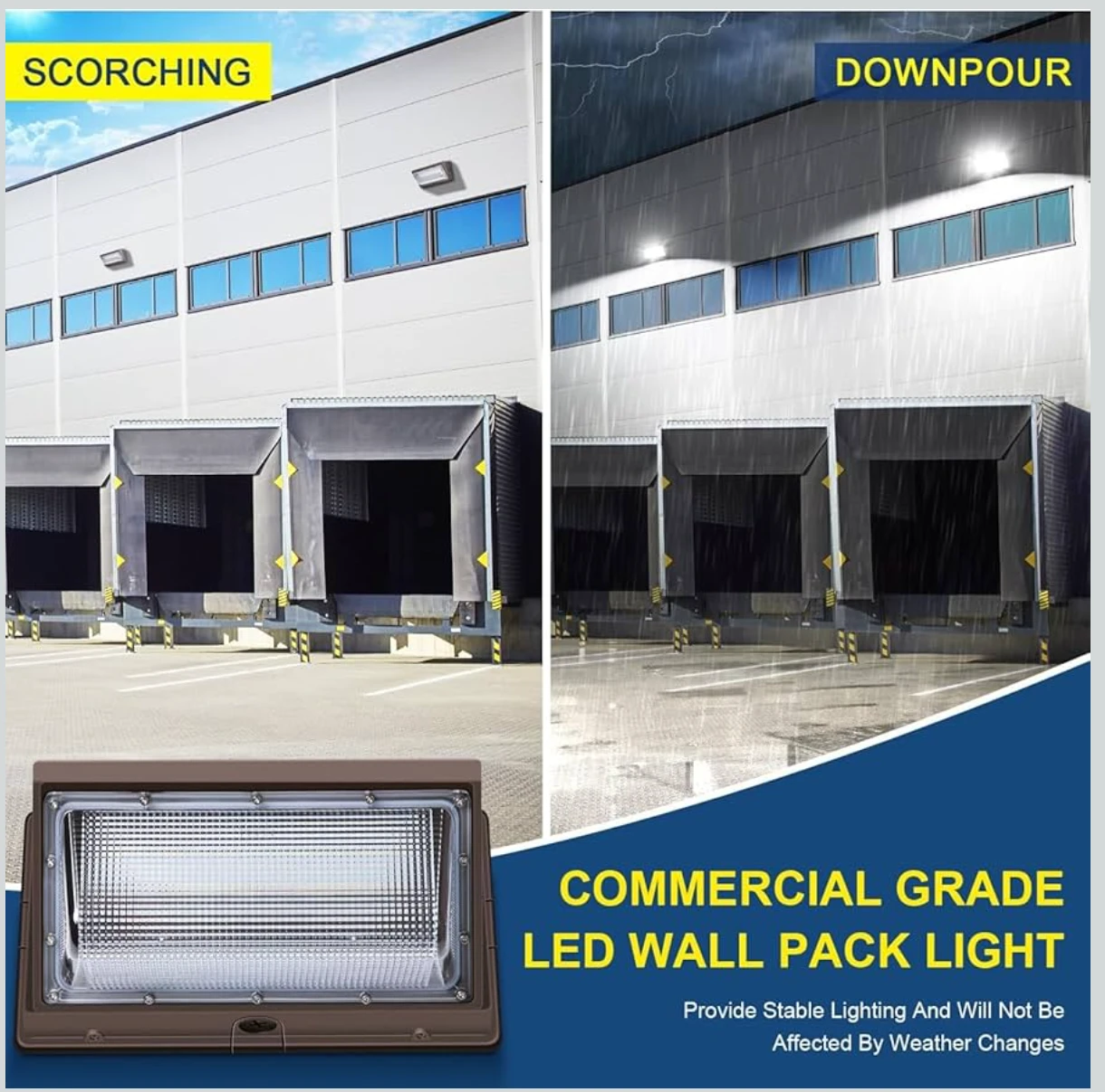 120W Commercial Grade LED Wall Pack Light - photo 5