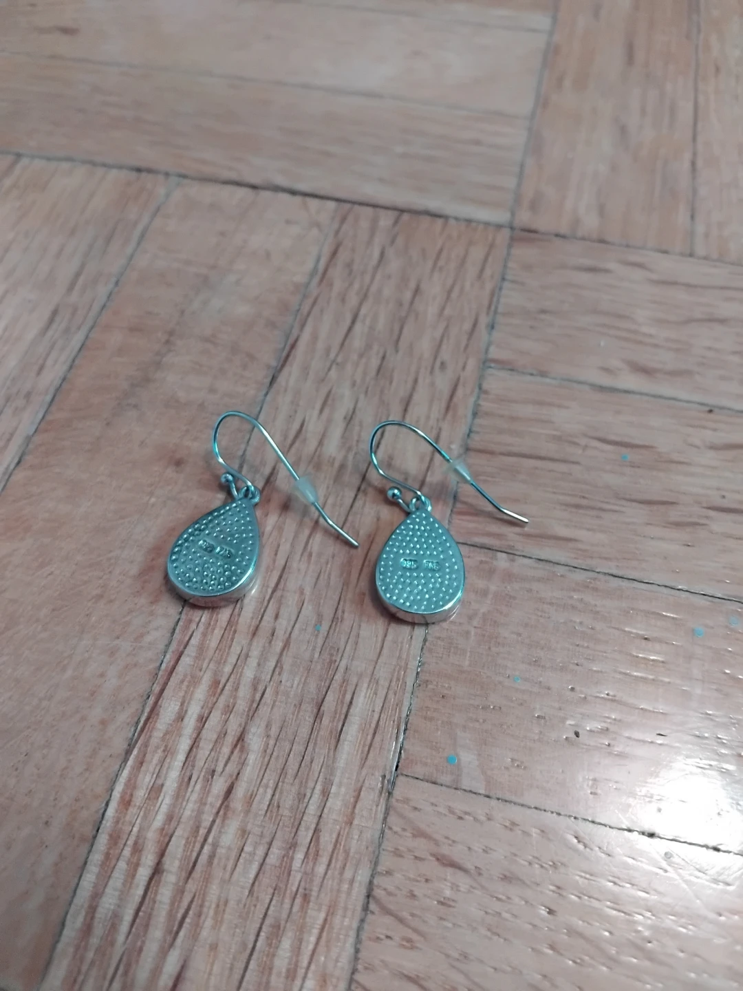 Sterling silver Opal Ring and Teardrop Earrings Set - photo 5