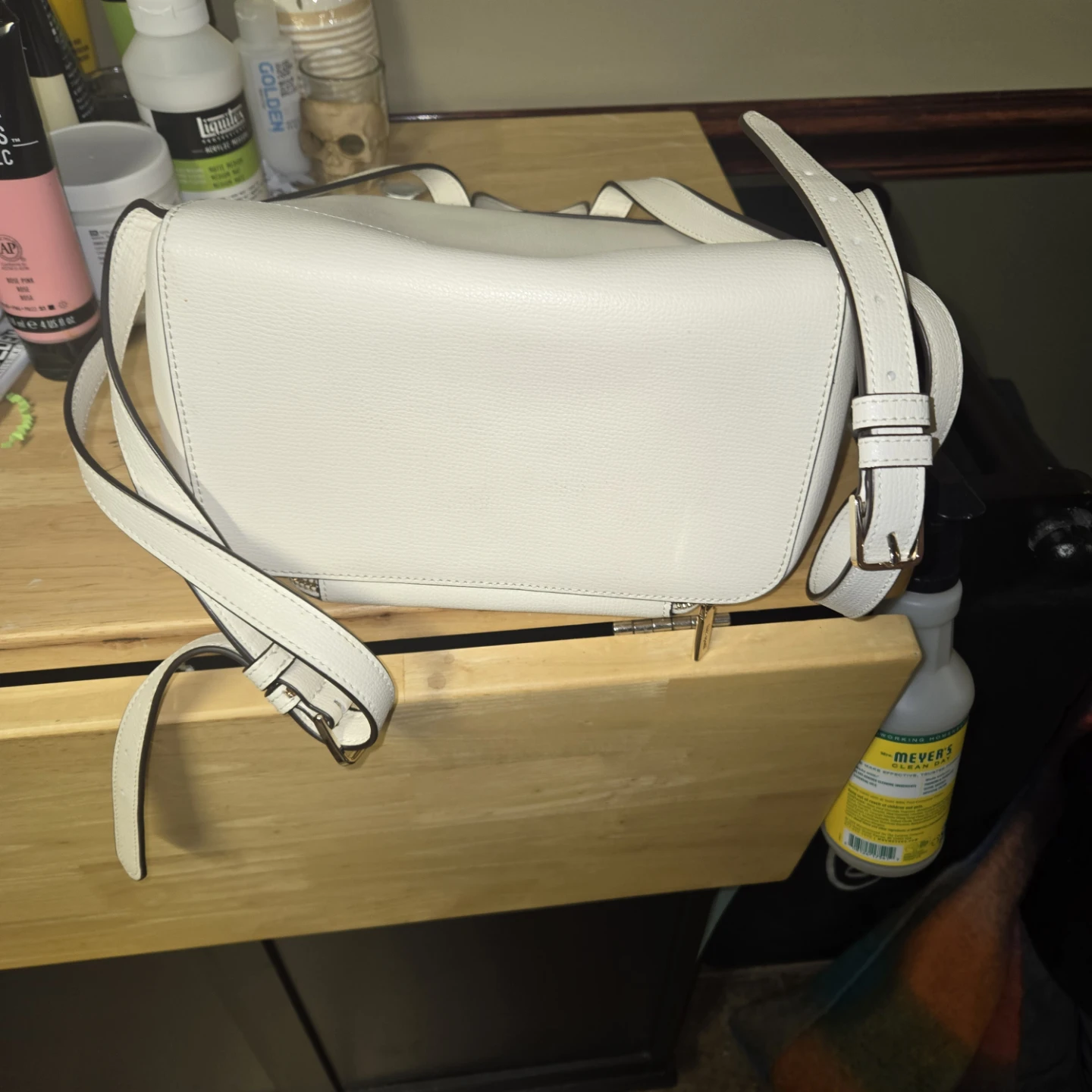 Kate Spade White Leather Backpack - photo 5
