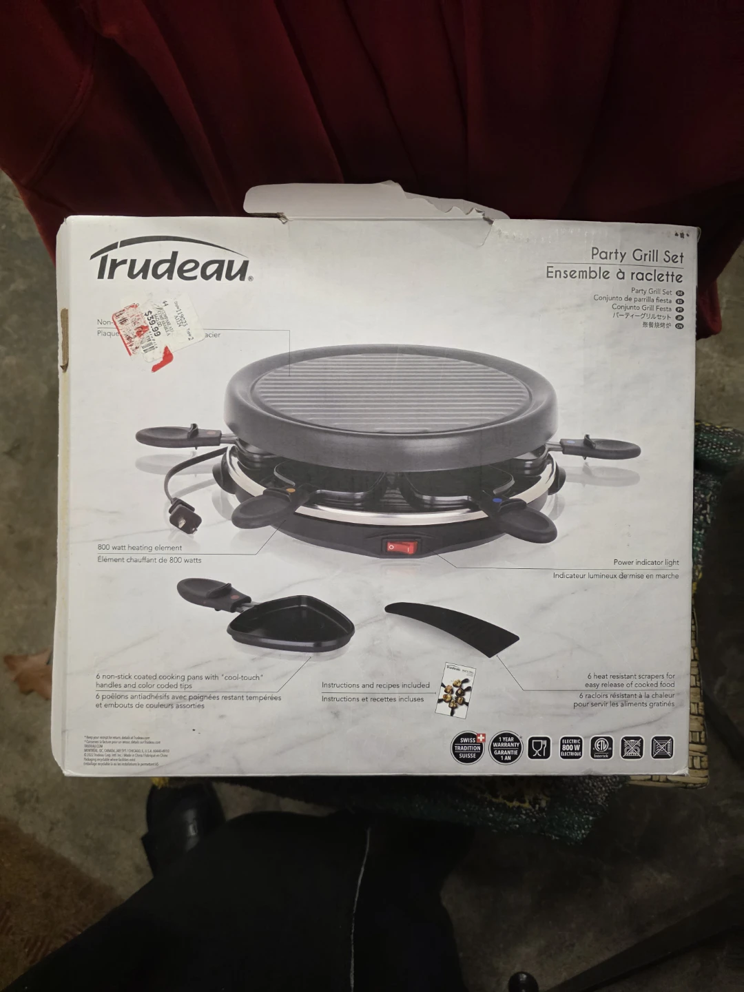 Trudeau Party Grill Set Raclette 14 Pieces - photo 2
