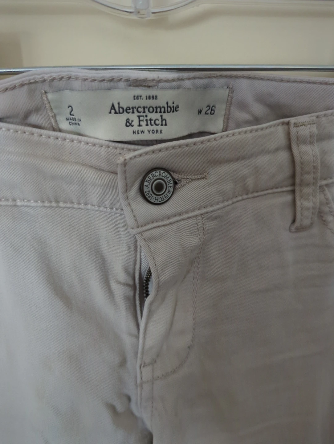 Abercrombie & Fitch Women's Size 2 Skinny Jeans - Tan - photo 3