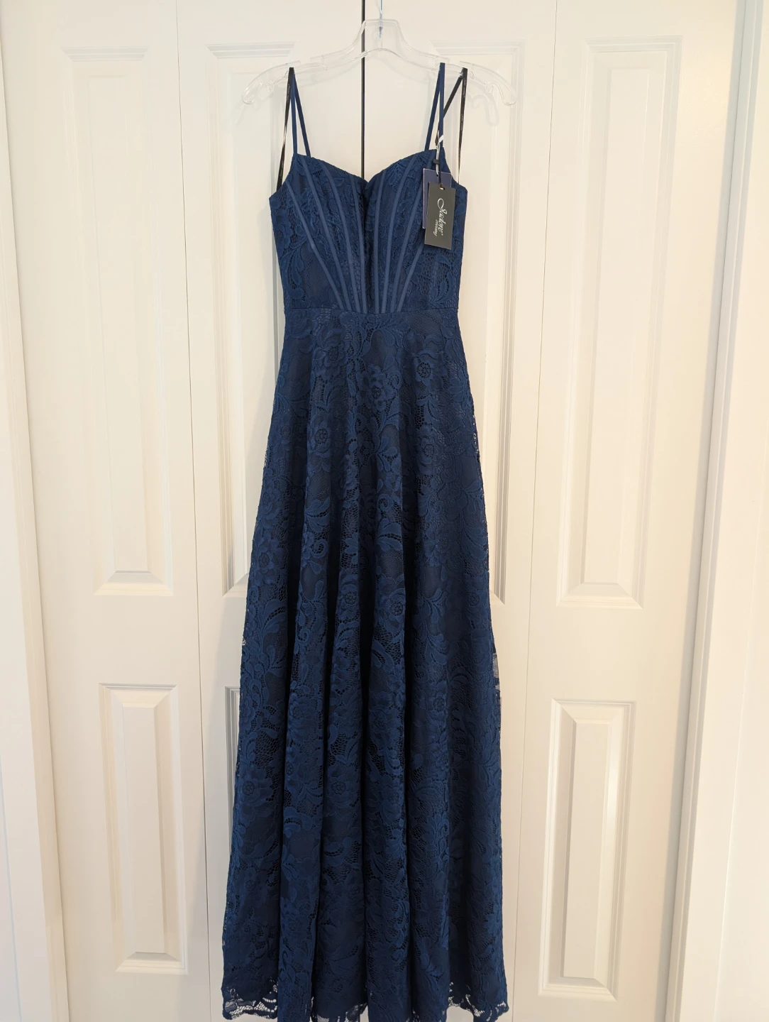 Lily & Lily Navy Lace Dress - Size 6