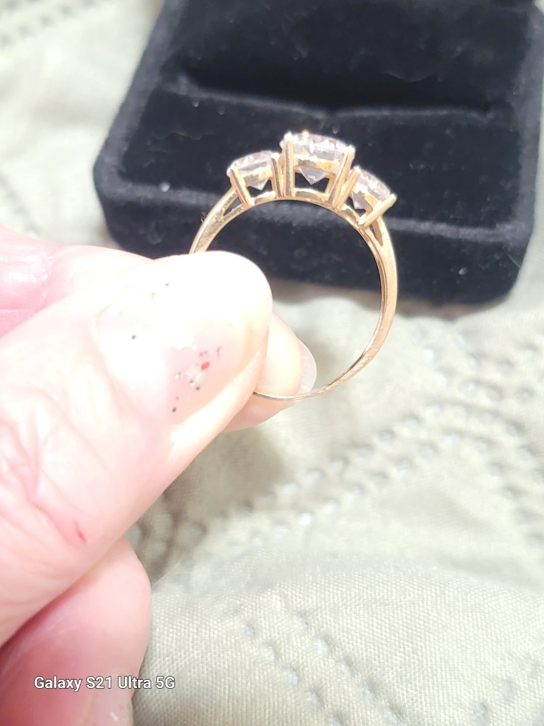 1.7 Ct Round Cut Moissanite Bridal Anniversary Ring - photo 3