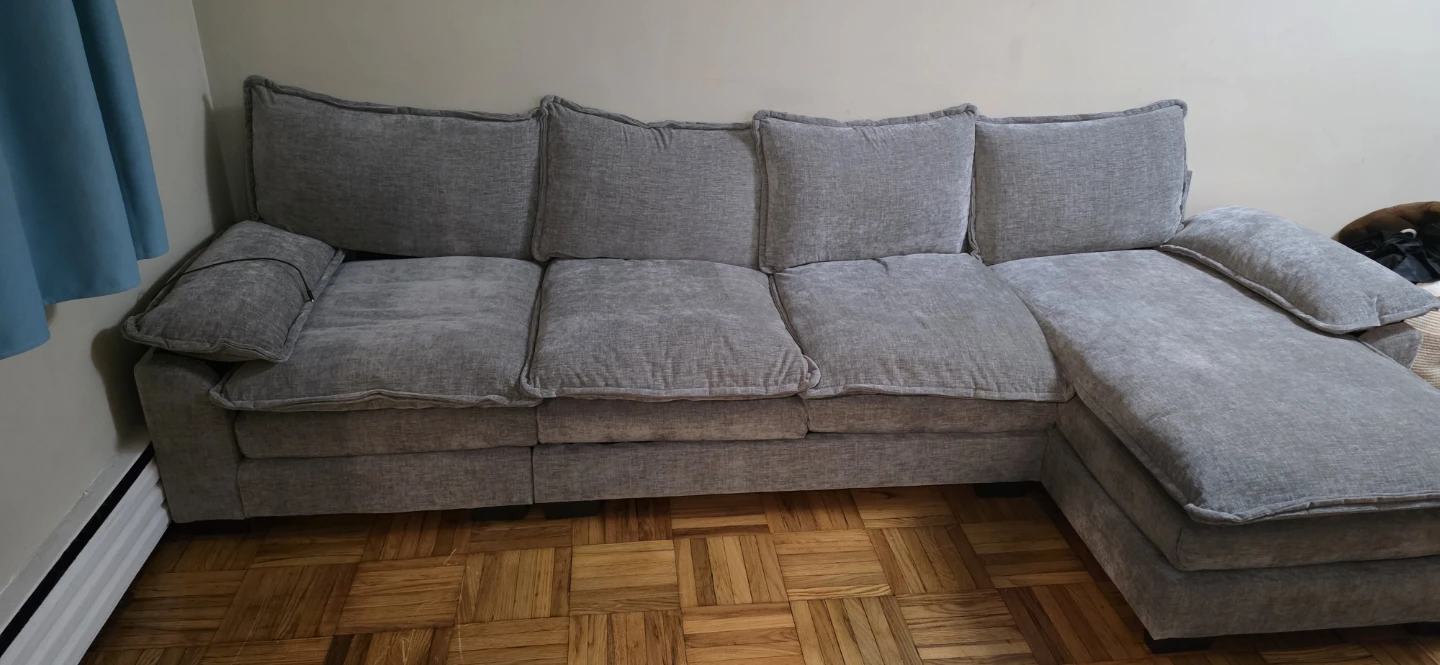 Grey Sectional Sofa - photo 2