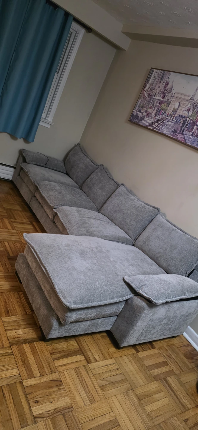 Grey Sectional Sofa - photo 3