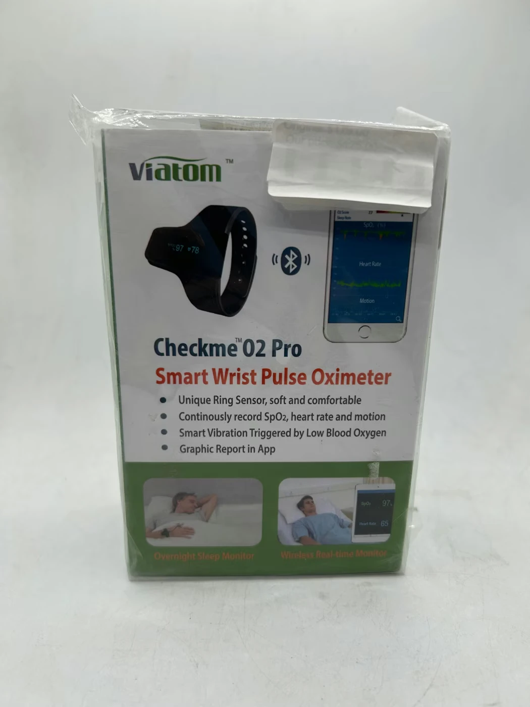 Viatom Checkme O2 Pro Smart Wrist Pulse Oximeter - photo 4