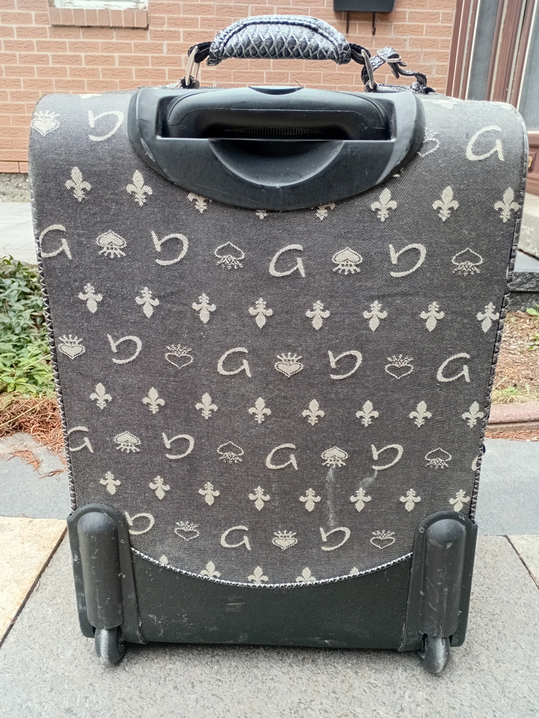 Guess Logo Print Rolling Suitcase - photo 2