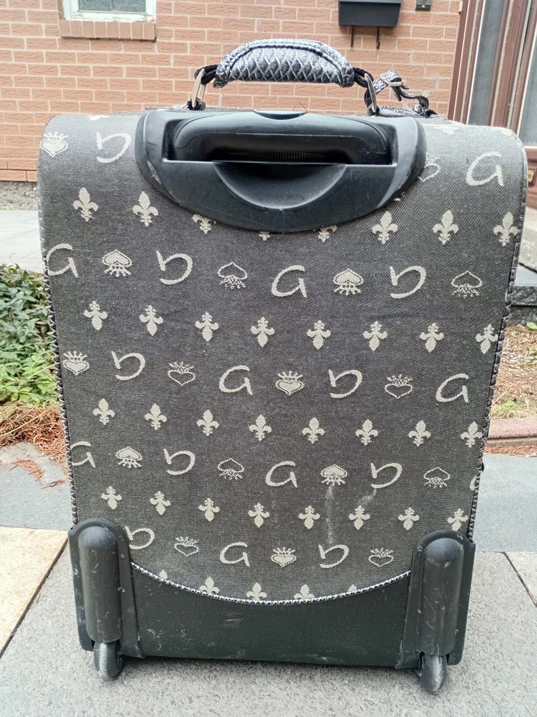 Guess Logo Print Rolling Suitcase - photo 4