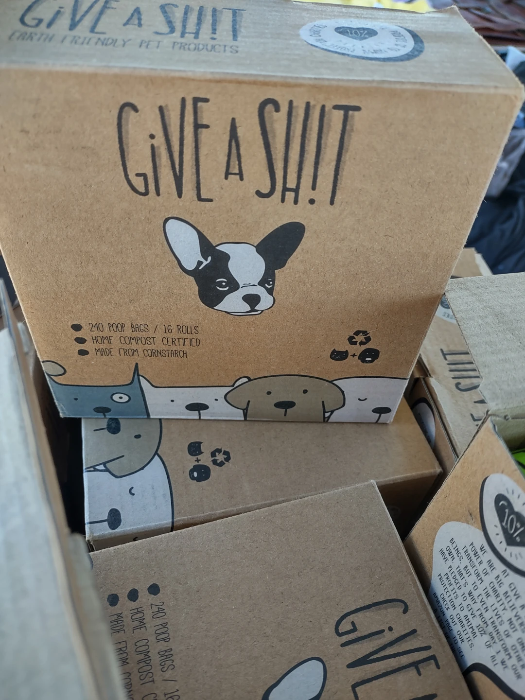 Free delivery,Give A Shit Dog  240 poop bags 16 rolls in box - photo 5