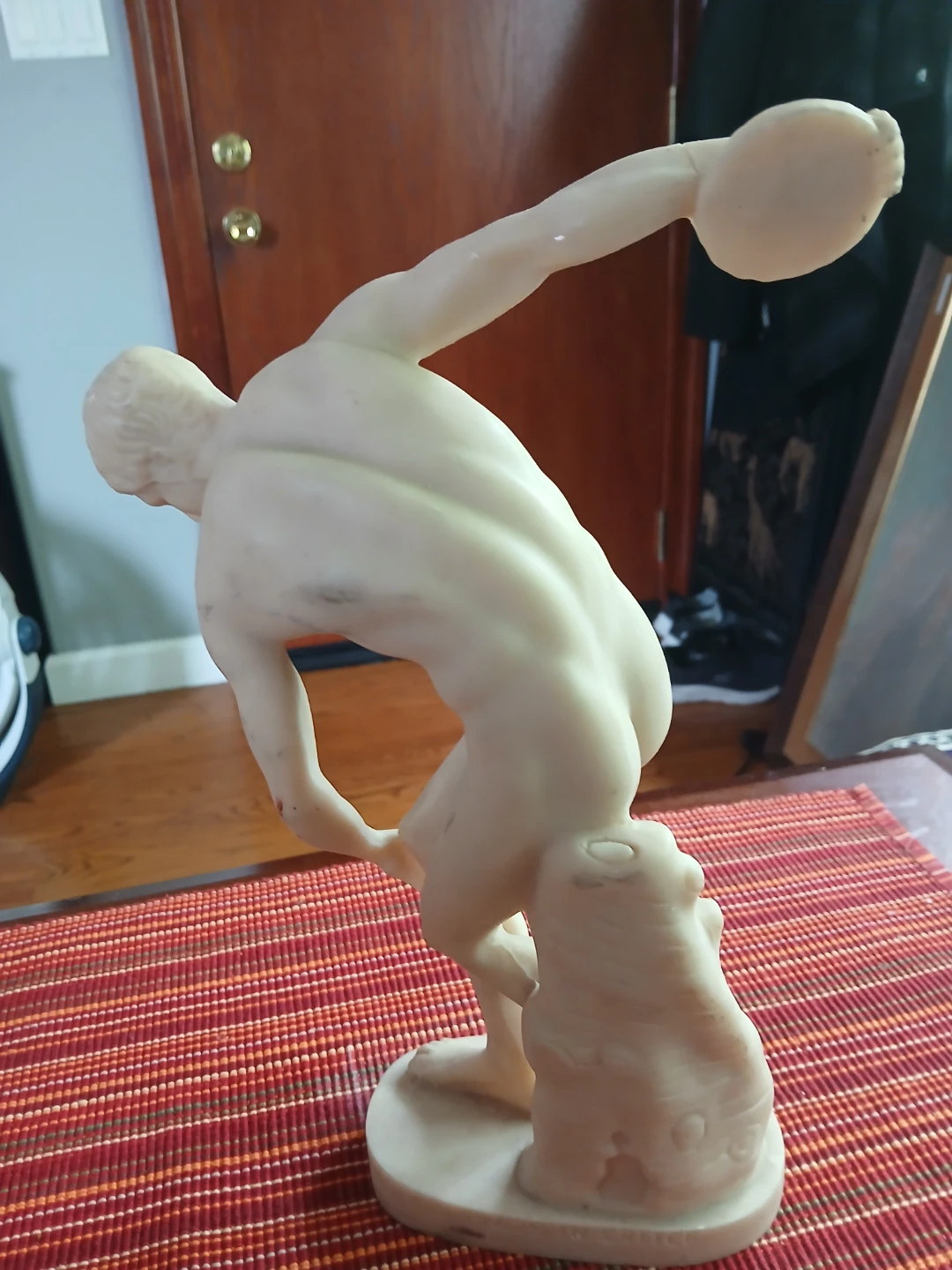 Vintage "Discus Thrower" Sculpture Statue - photo 3
