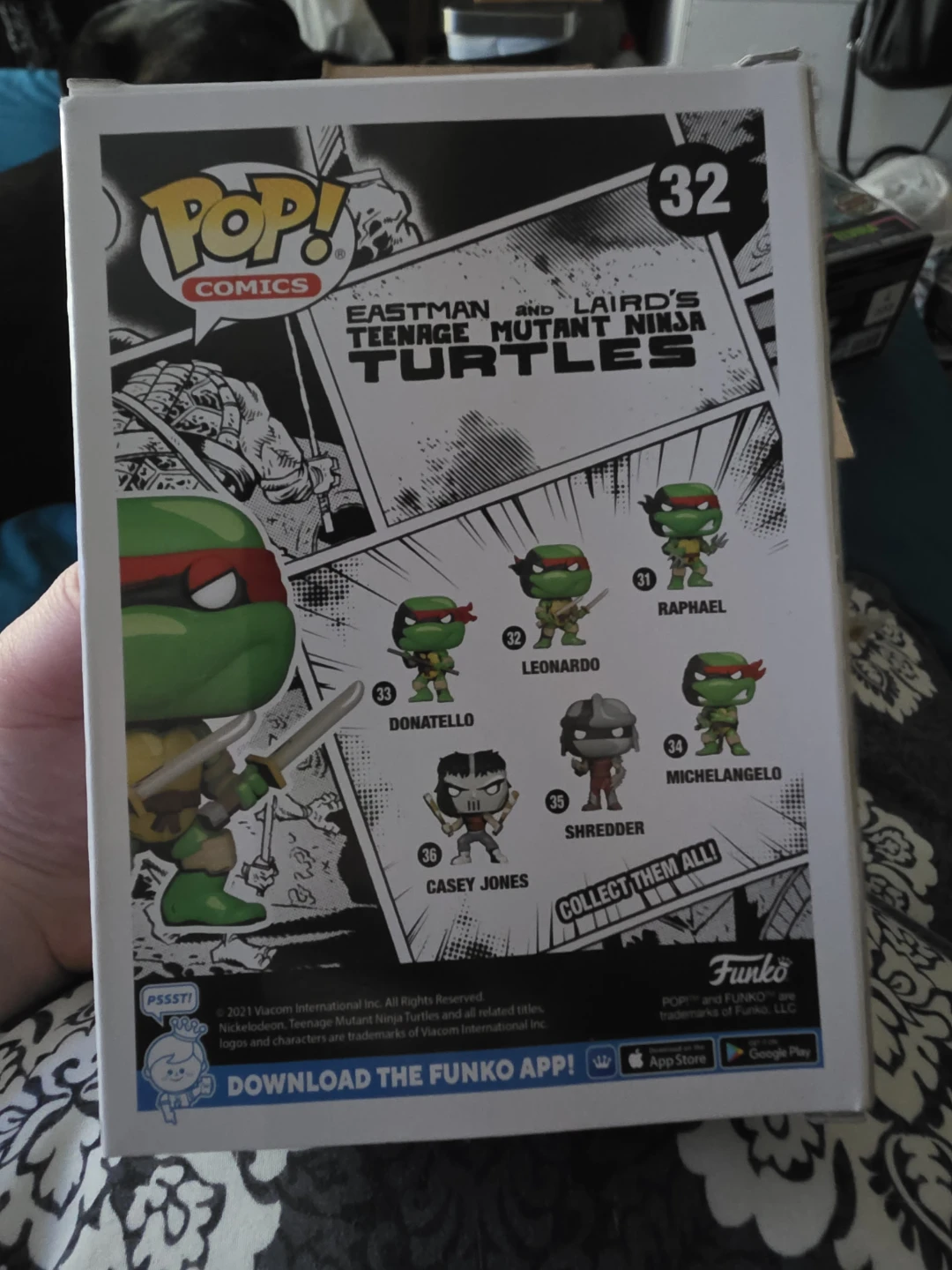 Funko Pop! Comics Teenage Mutant Ninja Turtles Leonardo #32 - photo 3
