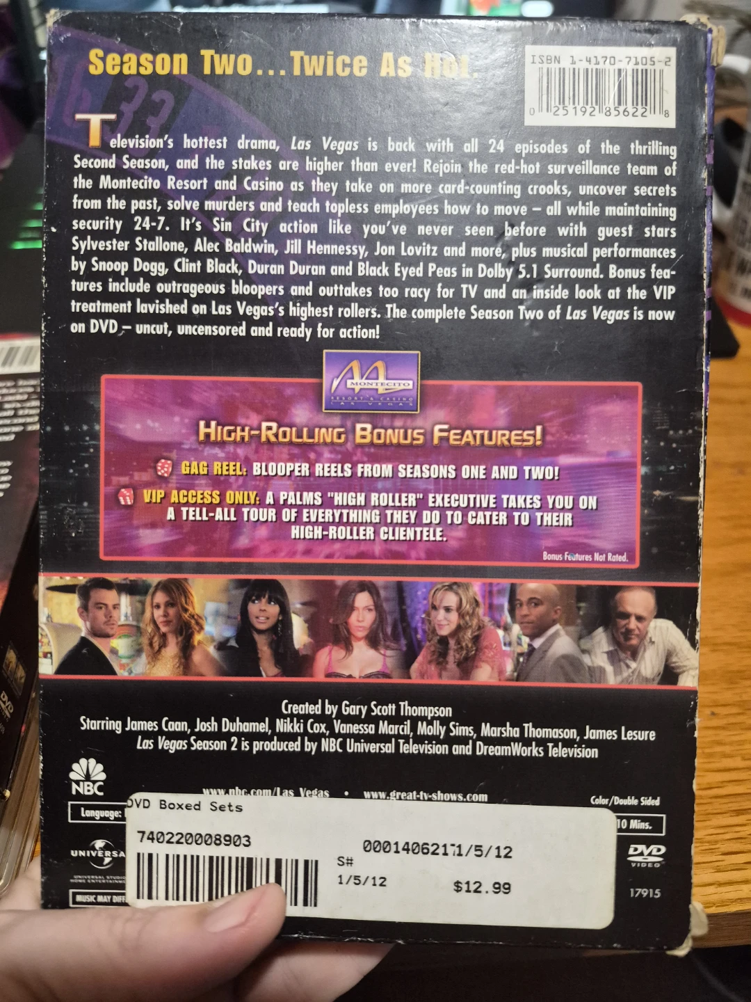 Las Vegas: Season Two Uncut & Uncensored DVD Box Set - photo 2