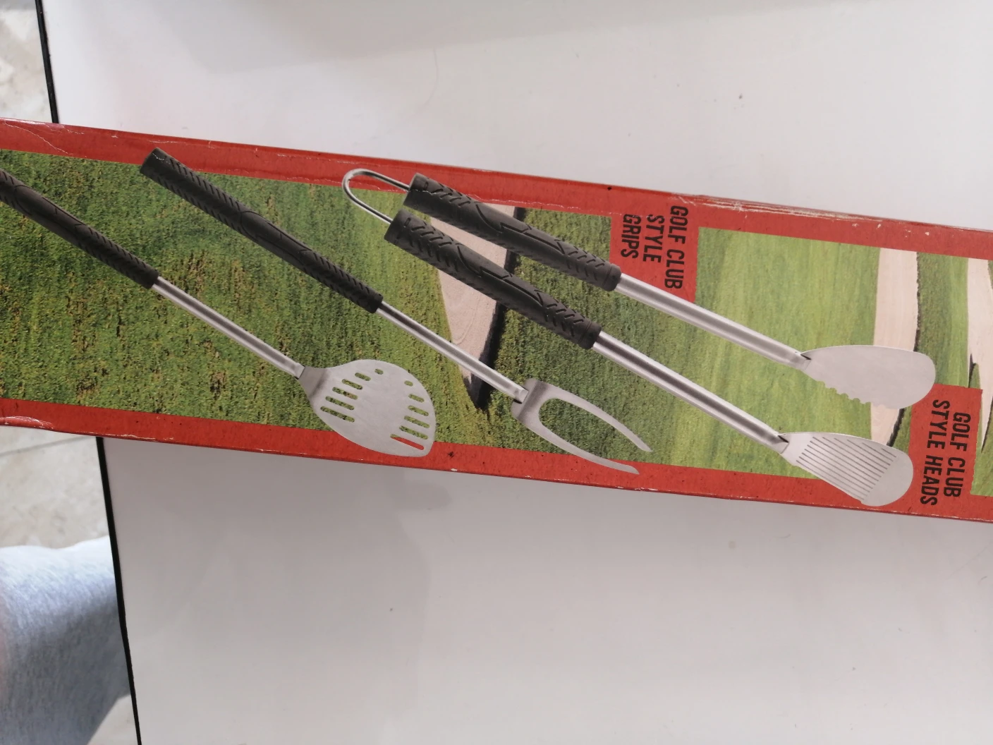 🌱Just Grillin' Golf Club Style Grill Irons Set of 3 - photo 2