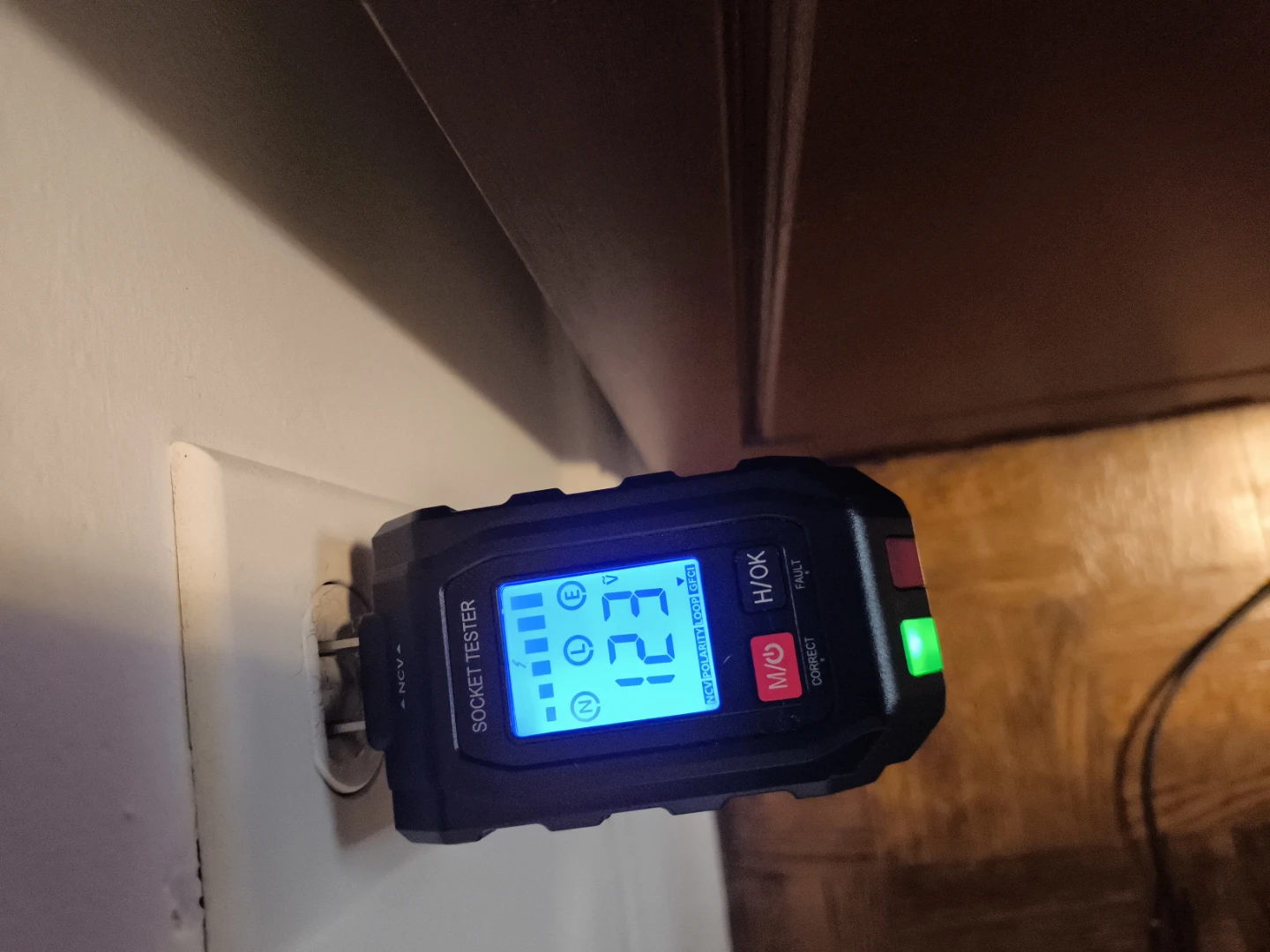 Outlet Safety Tester – ETL Listed (GFCI + NCV) - photo 2
