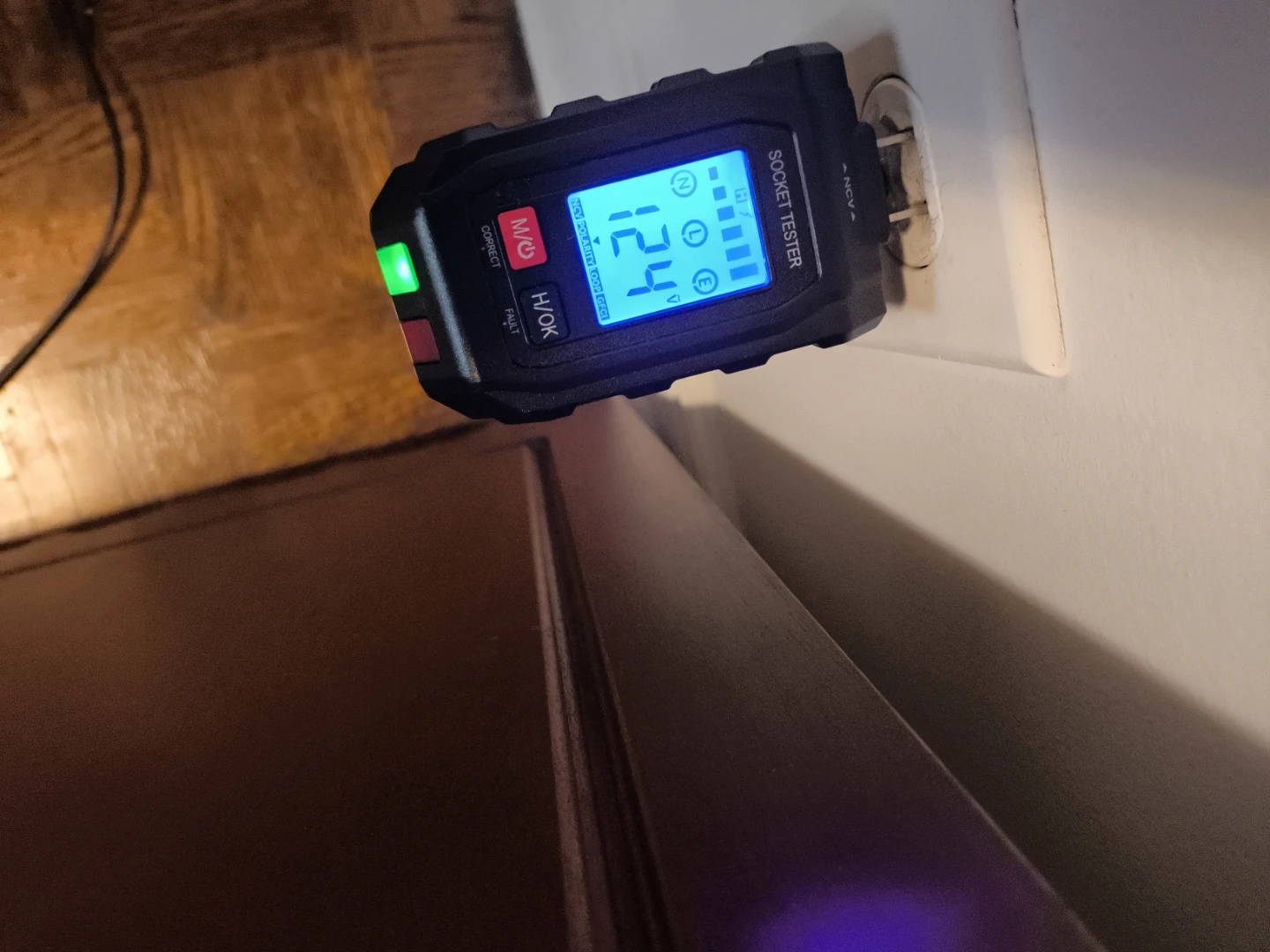 Outlet Safety Tester – ETL Listed (GFCI + NCV) - photo 3