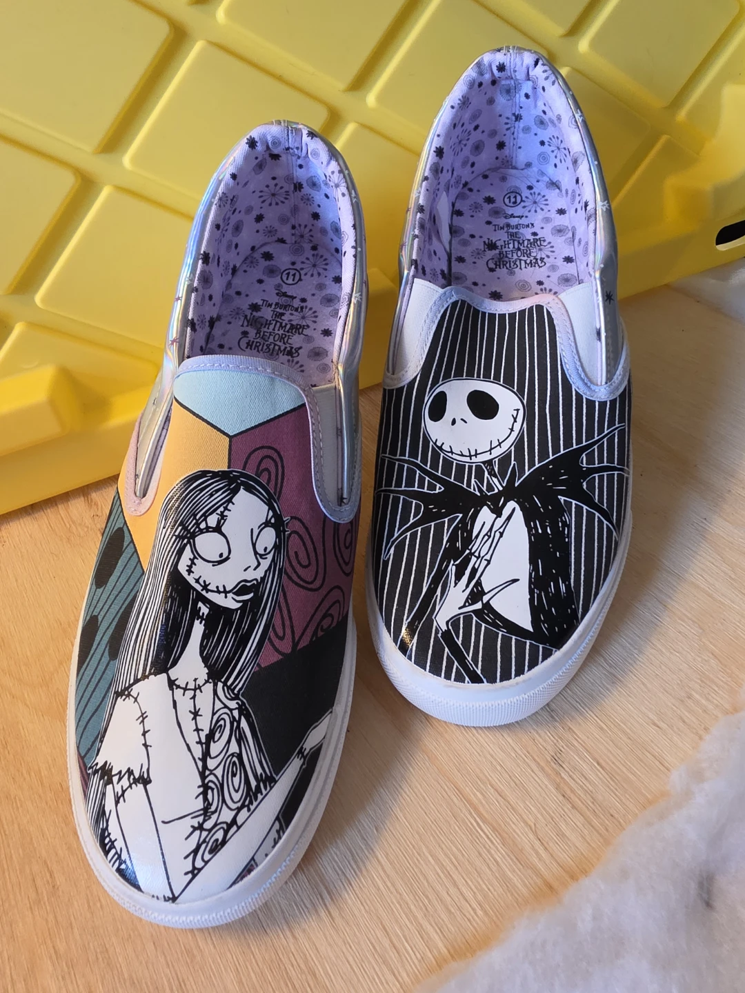 Nightmare Before Christmas Slip-On Shoes