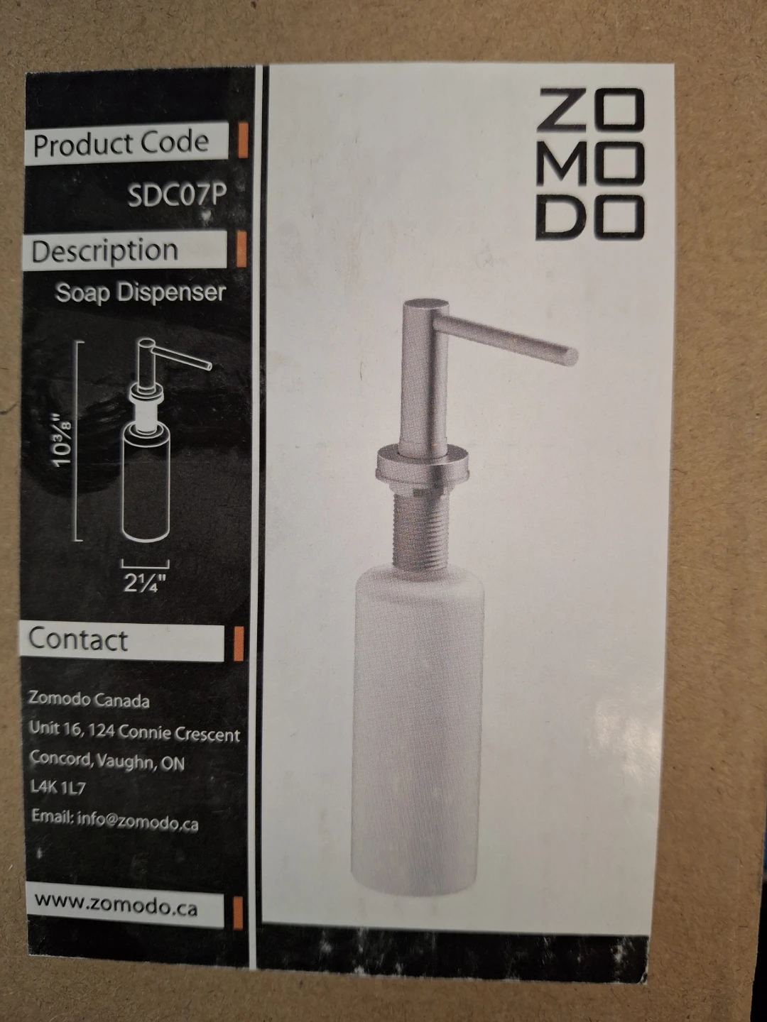 Zomodo Soap Dispenser
