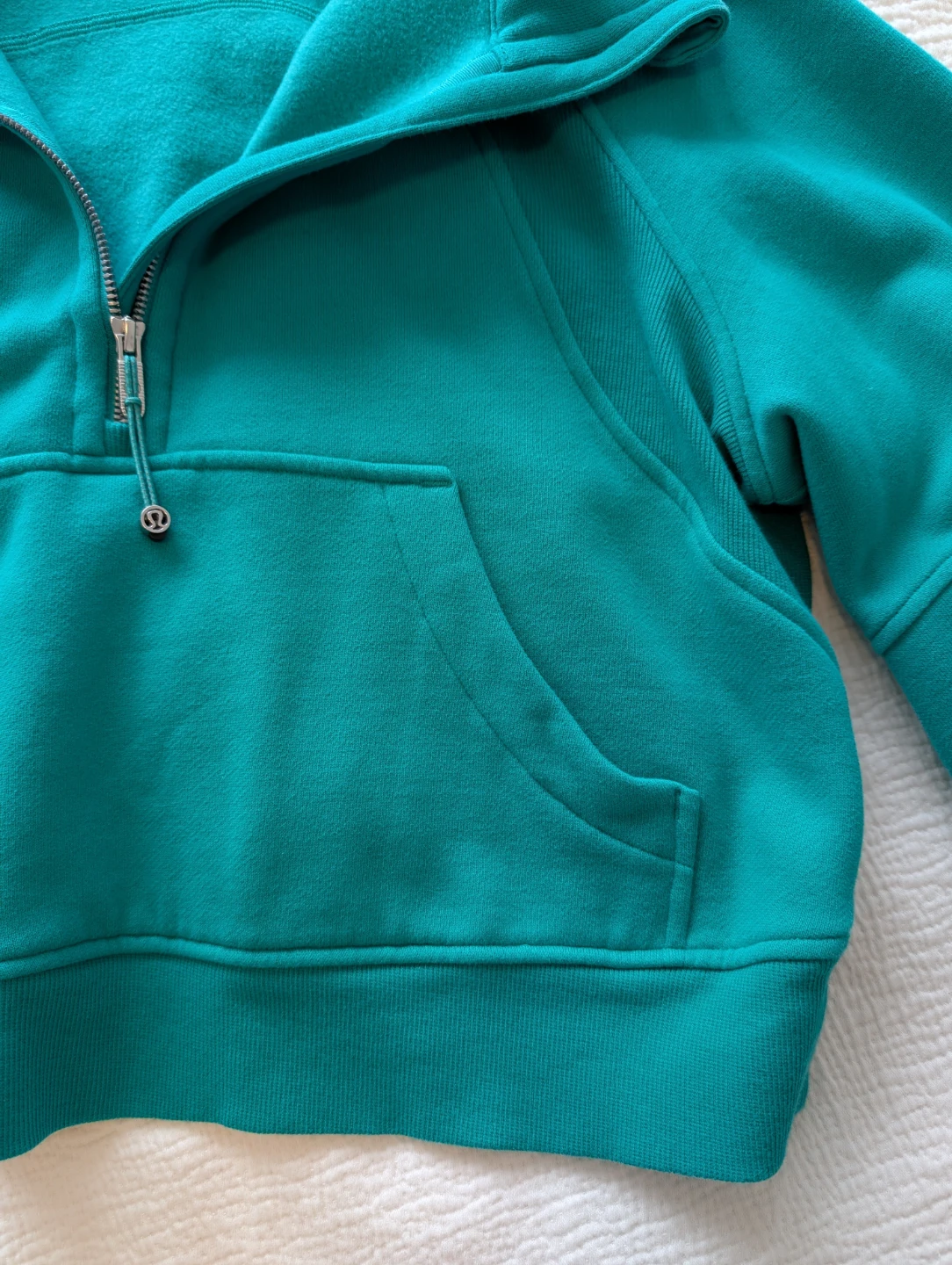 Lululemon Hooded Zip-Up Hoodie M/L Teal - photo 4