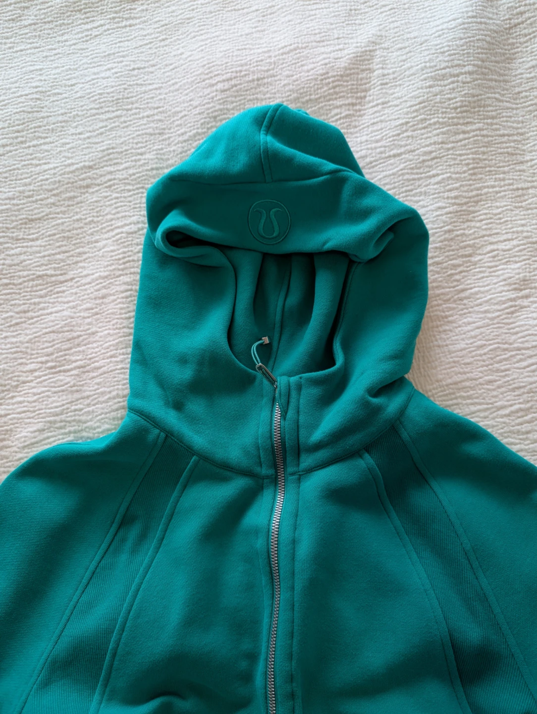 Lululemon Hooded Zip-Up Hoodie M/L Teal - photo 5