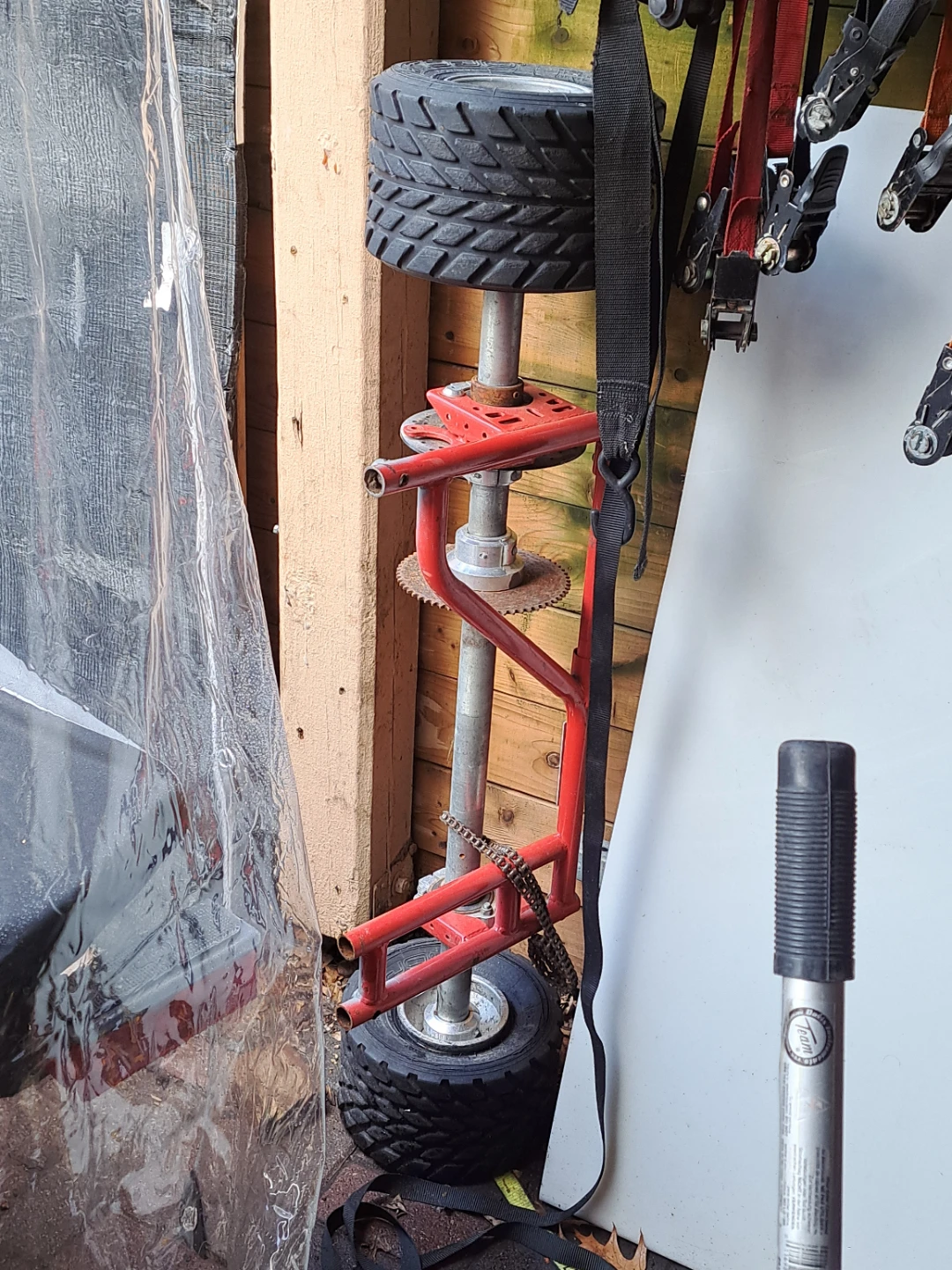 Go-Kart Axle with Wheels