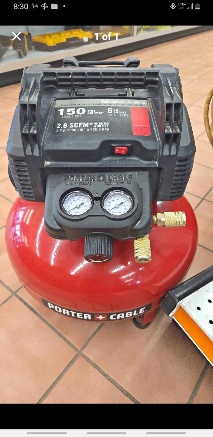 Porter-Cable 6 Gallon Air Compressor
