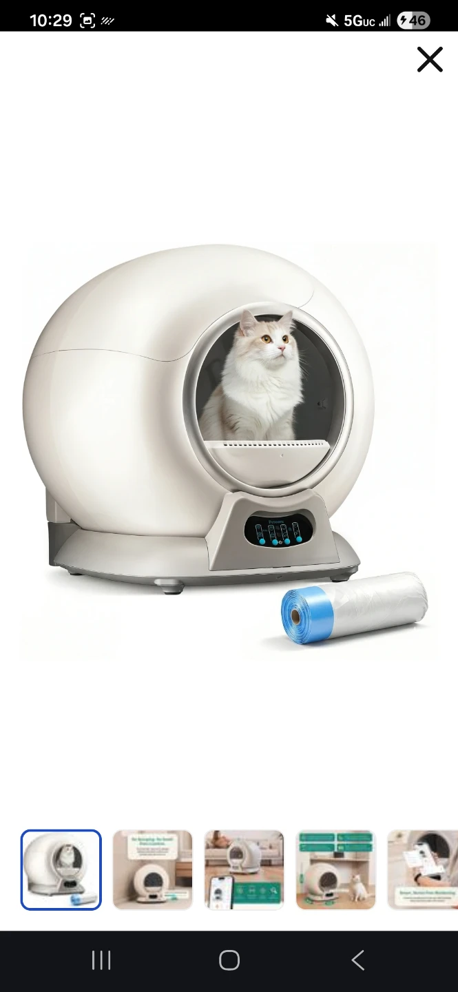 Petccove Self-Cleaning Quiet, App & Wi-Fi Control, - photo 2