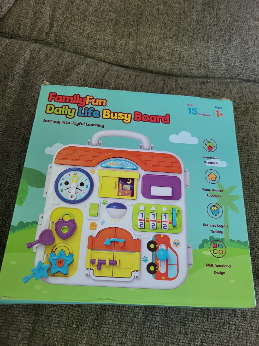 FamilyFun Daily Life Busy Board Interactive Game