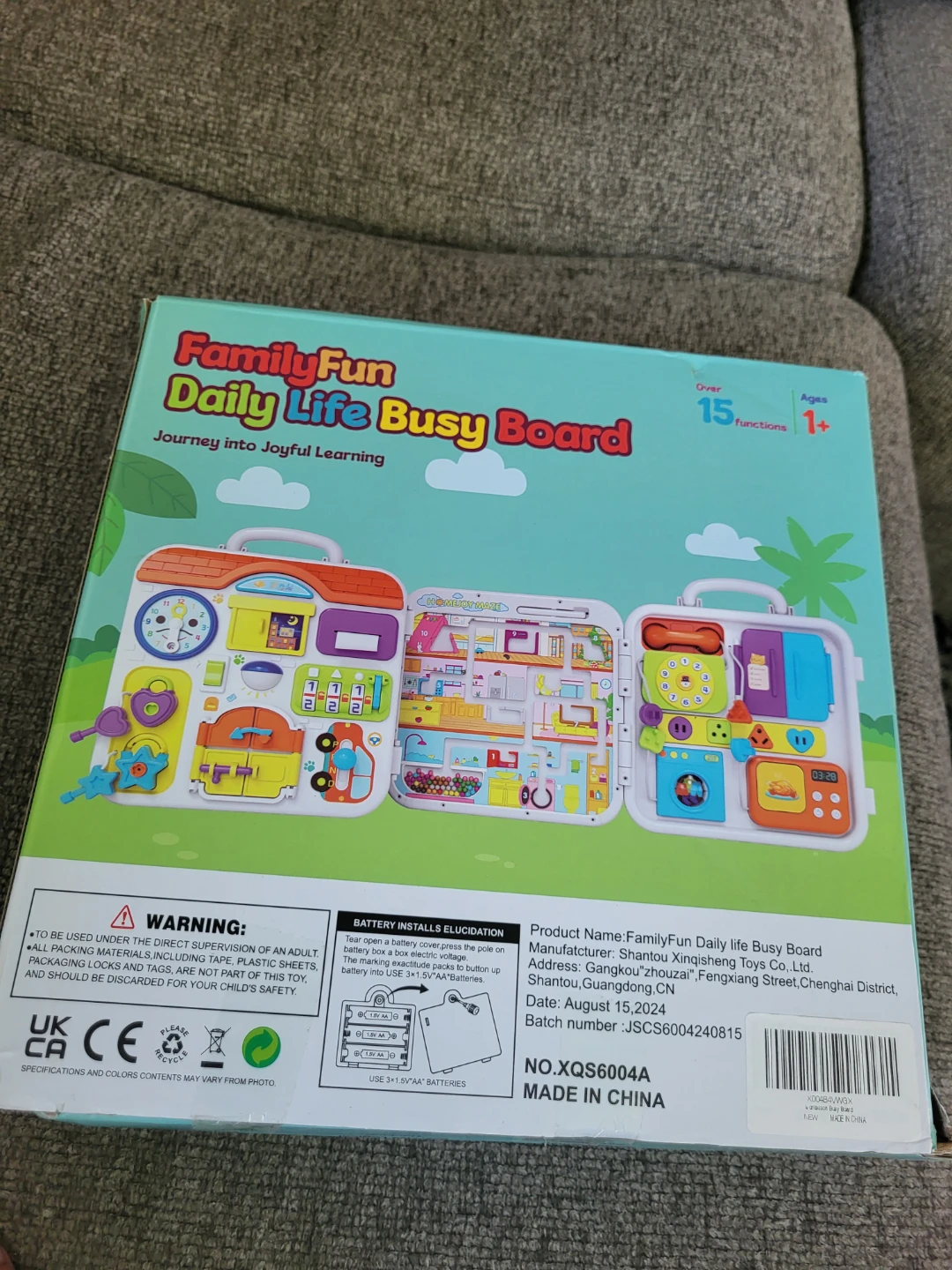 FamilyFun Daily Life Busy Board Interactive Game - photo 2
