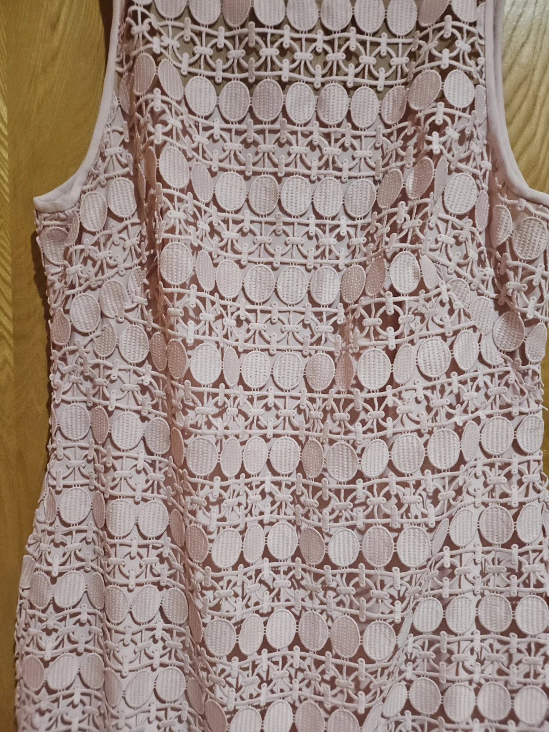Ralph Lauren Women's Pink Lace Sheath Dress Size 10 - photo 2