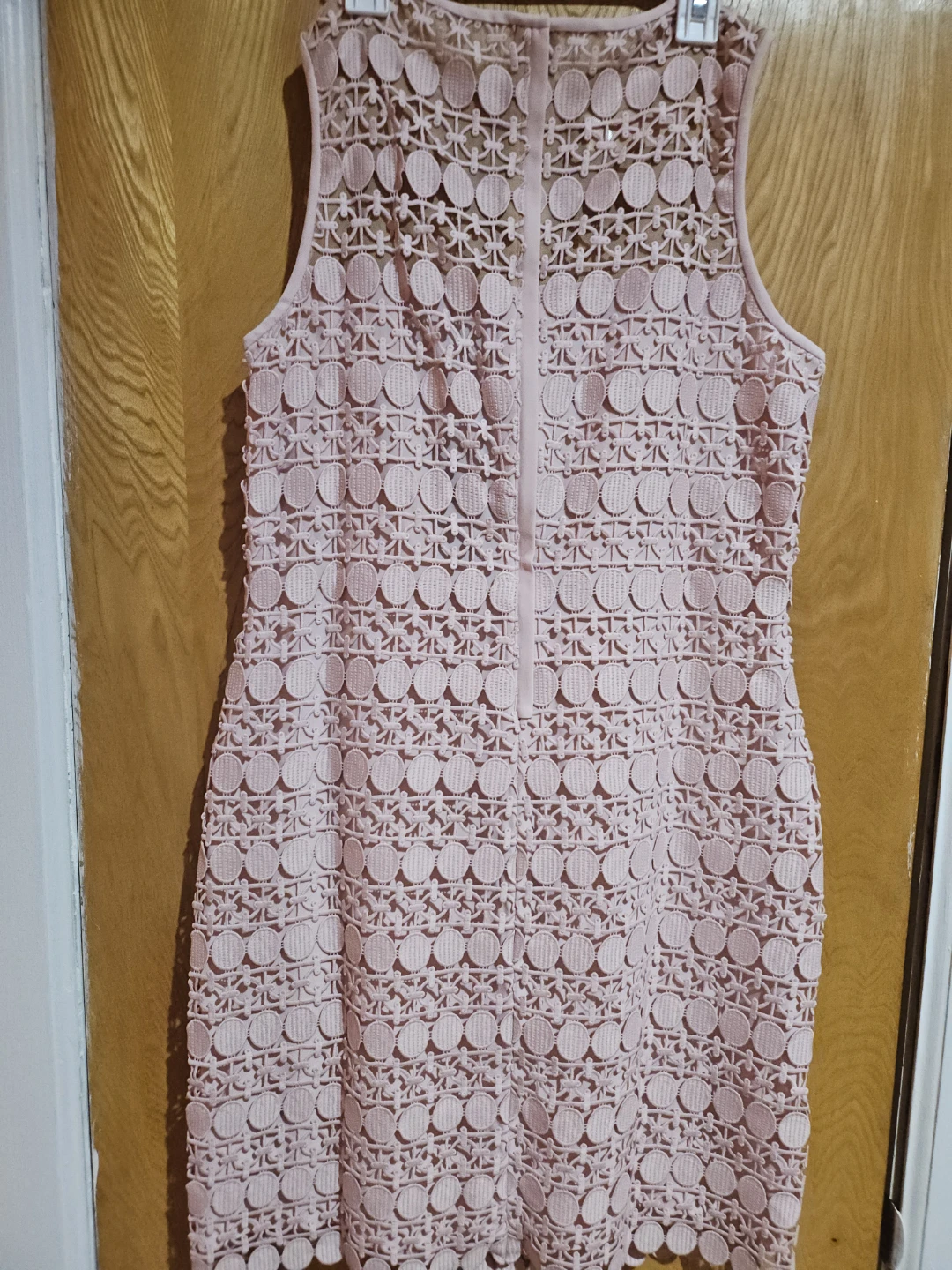 Ralph Lauren Women's Pink Lace Sheath Dress Size 10 - photo 3