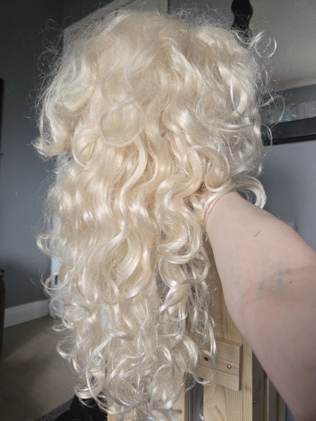 Blonde Curly Wig