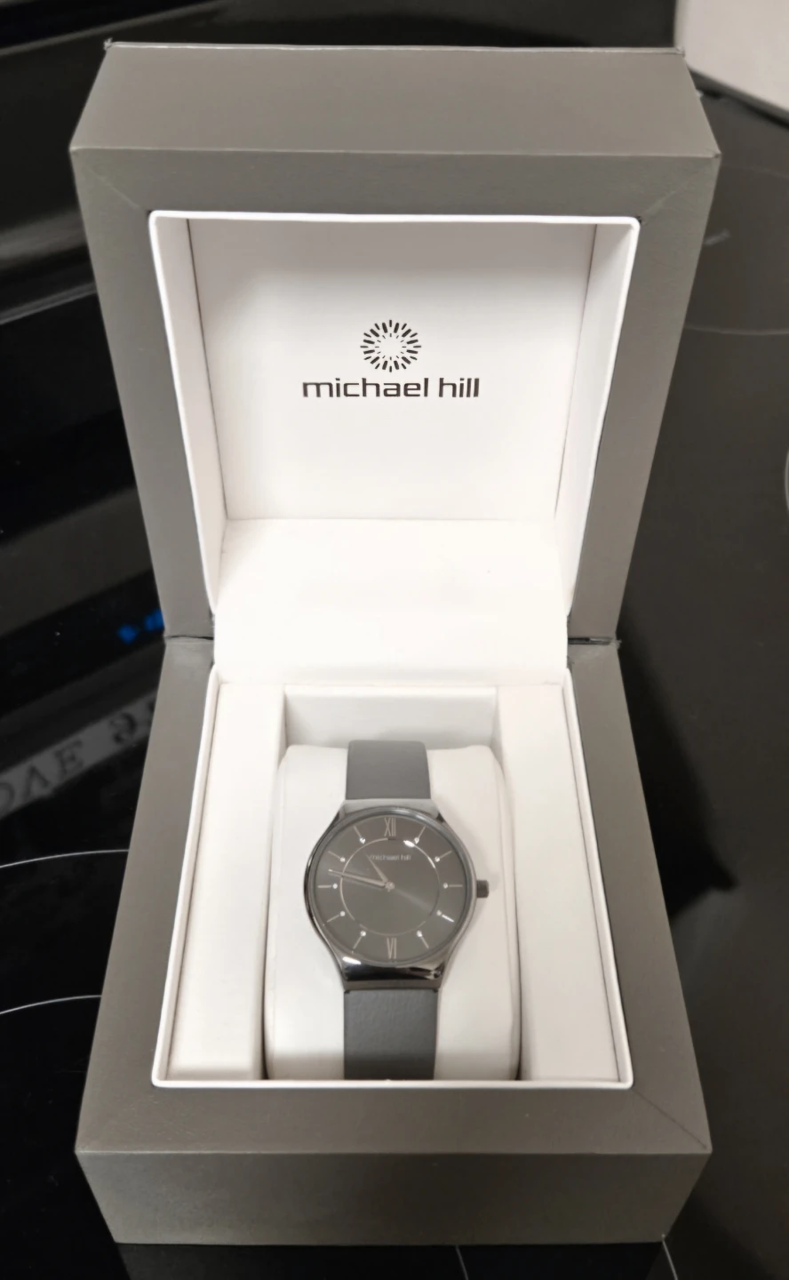 Michael Hill Minimalist Watch with Leather Strap