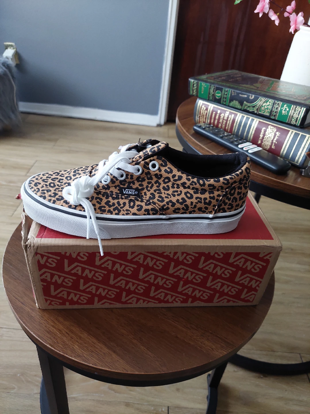 Vans Leopard Print Low-Top Sneakers