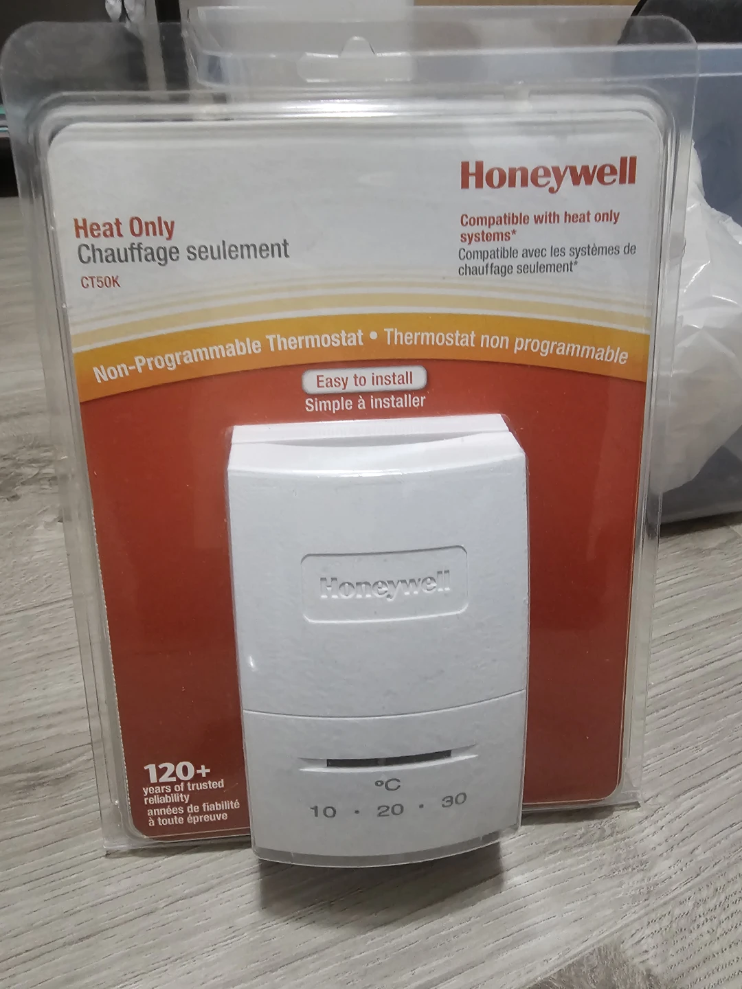 Honeywell CT50K Non-Programmable Thermostat