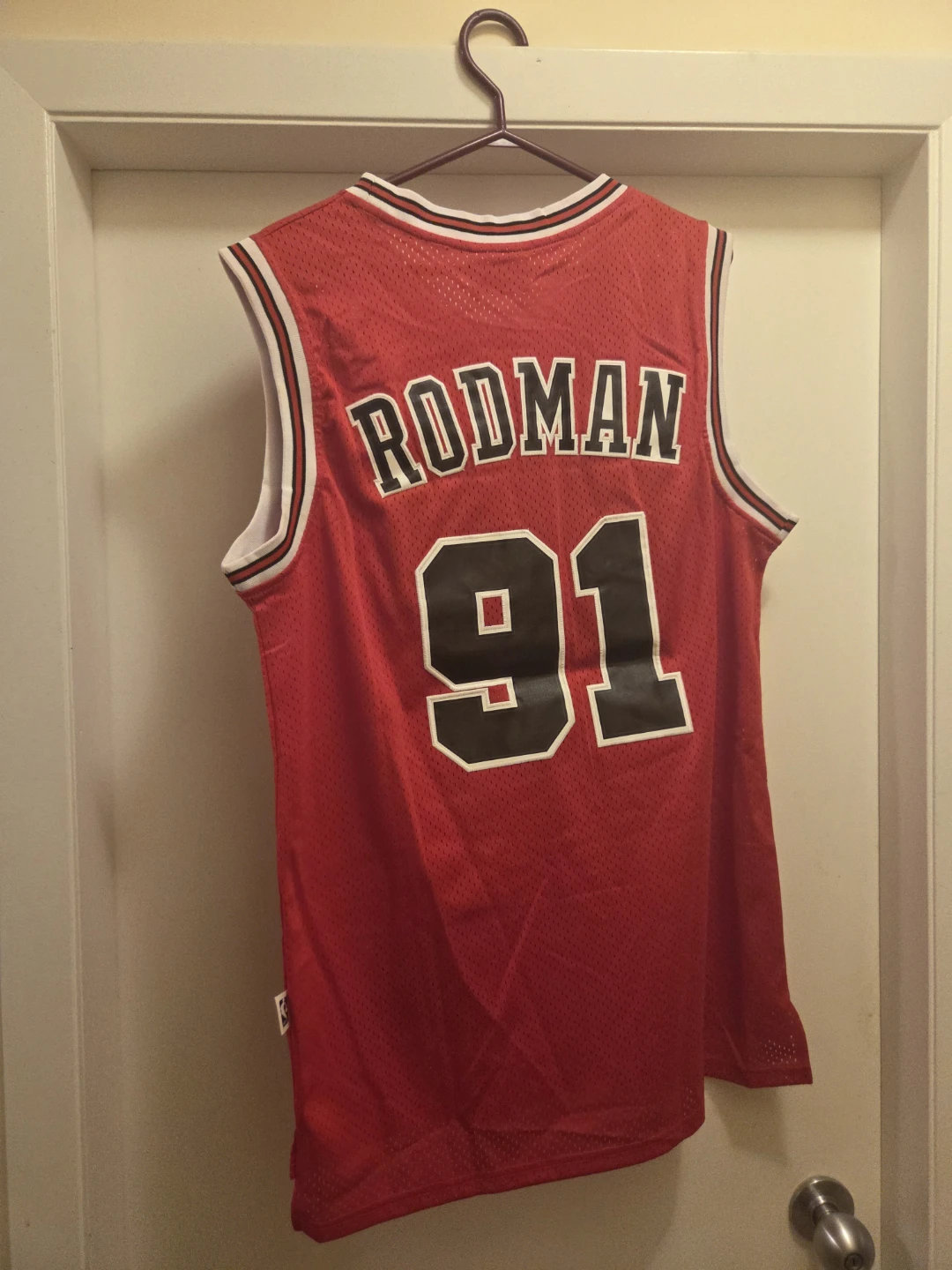 Dennis Rodman Chicago Bulls #91 Adidas Jersey - photo 2