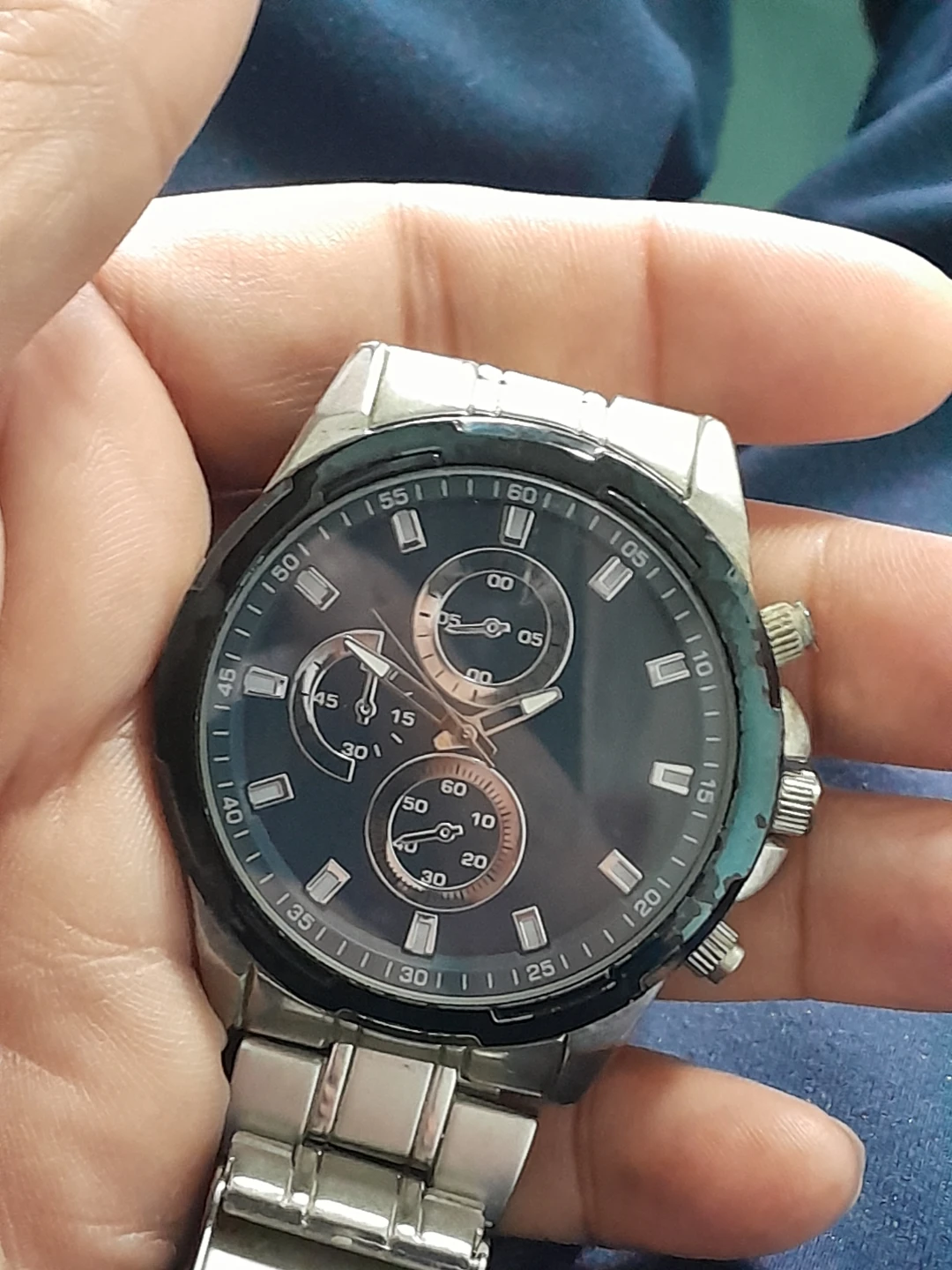 Men's Chronograph Watch - Silver Tone - photo 2
