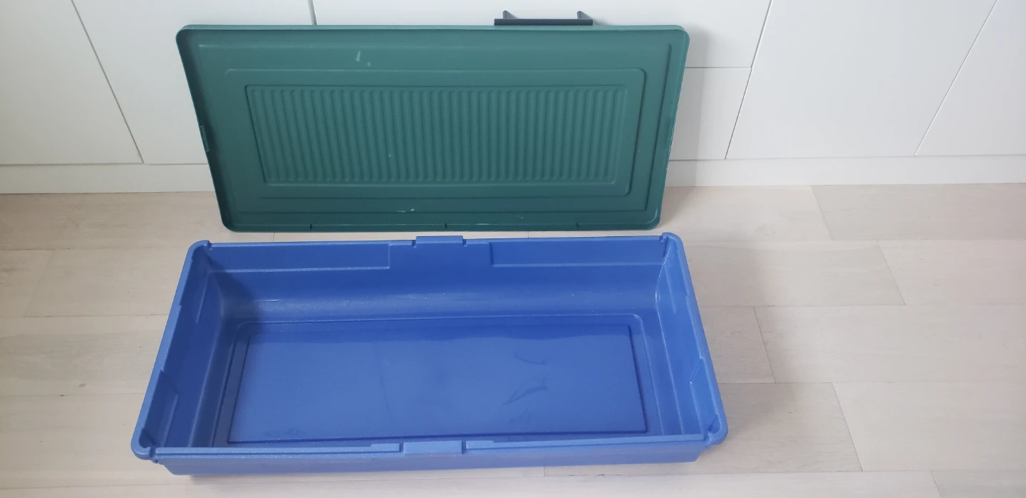 RUBBERMAID Blue - Green Underbed Storage Bin - photo 3