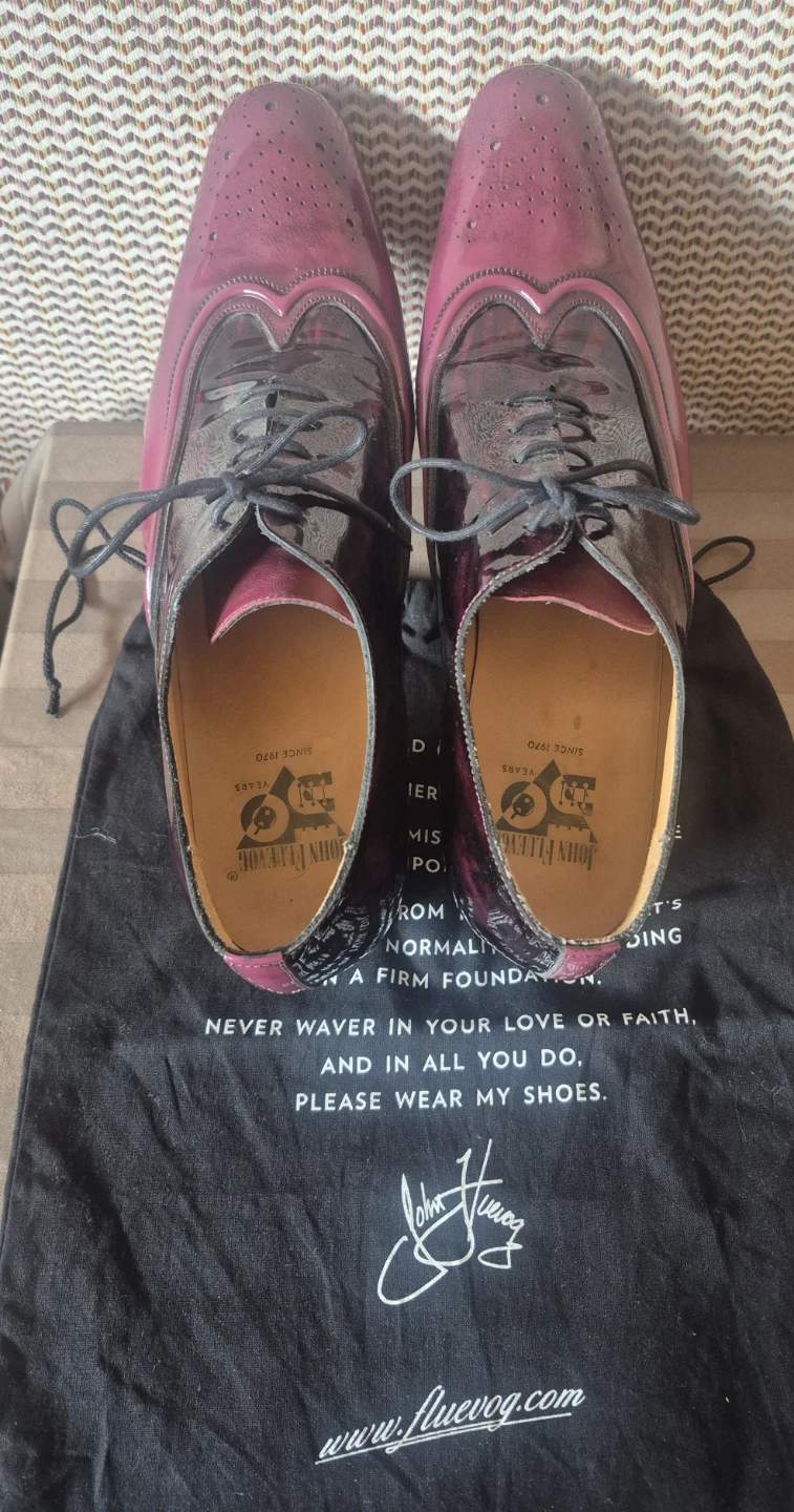 John Fluevog Wingtip Brogue Shoes