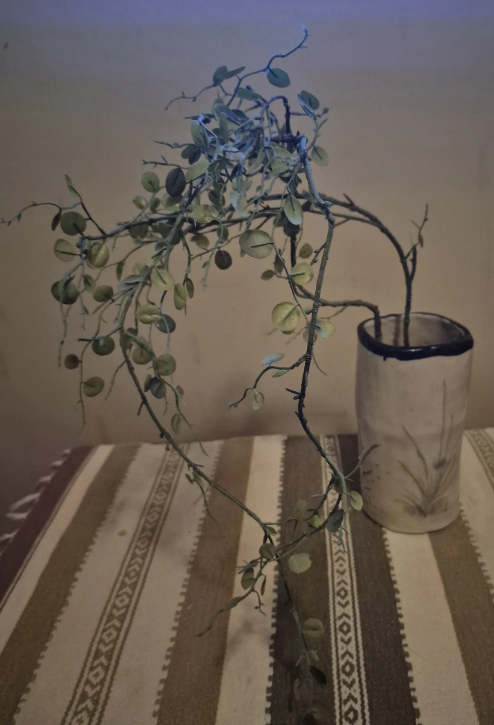 Decorative Artificial Plant in Ceramic Vase