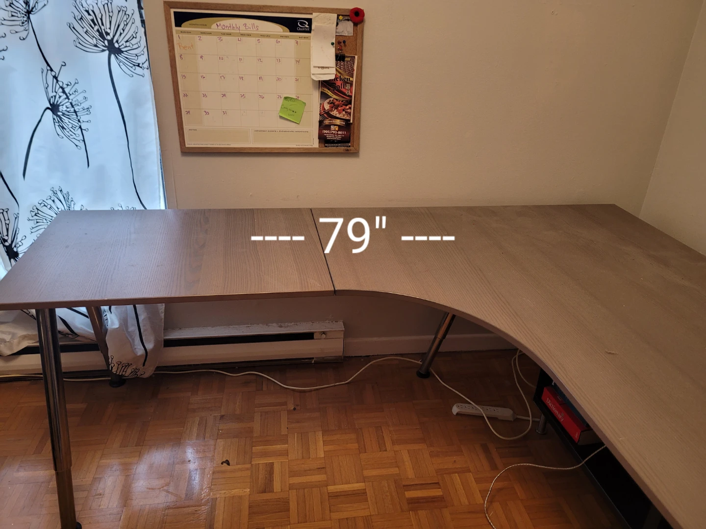 L-shaped desk with chair - photo 3
