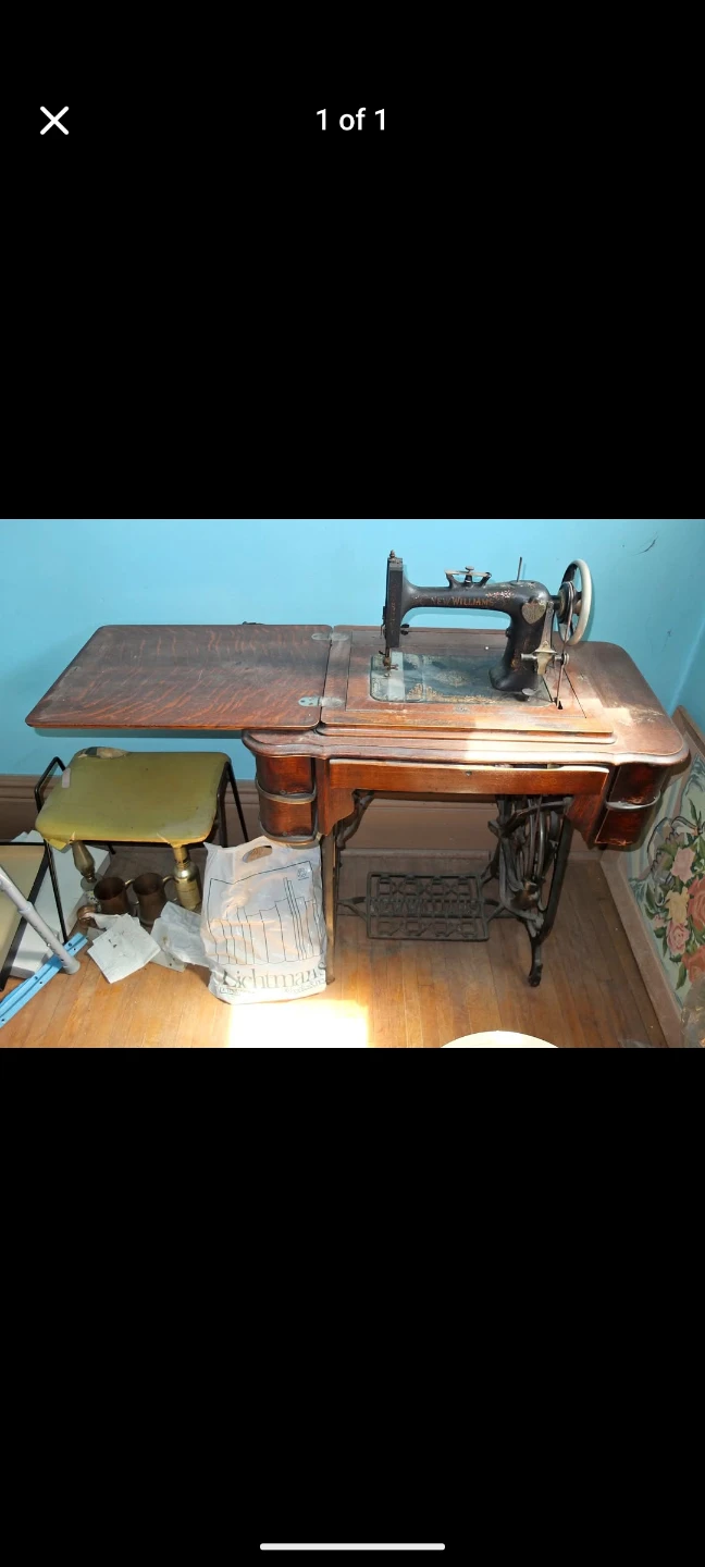 New Williams antique sewing machine - photo 5