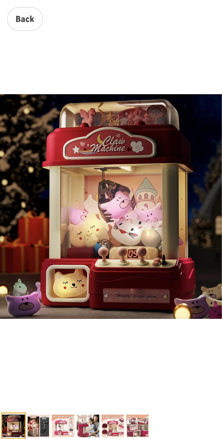 Skirfy 15” Castle Doll Claws Machine