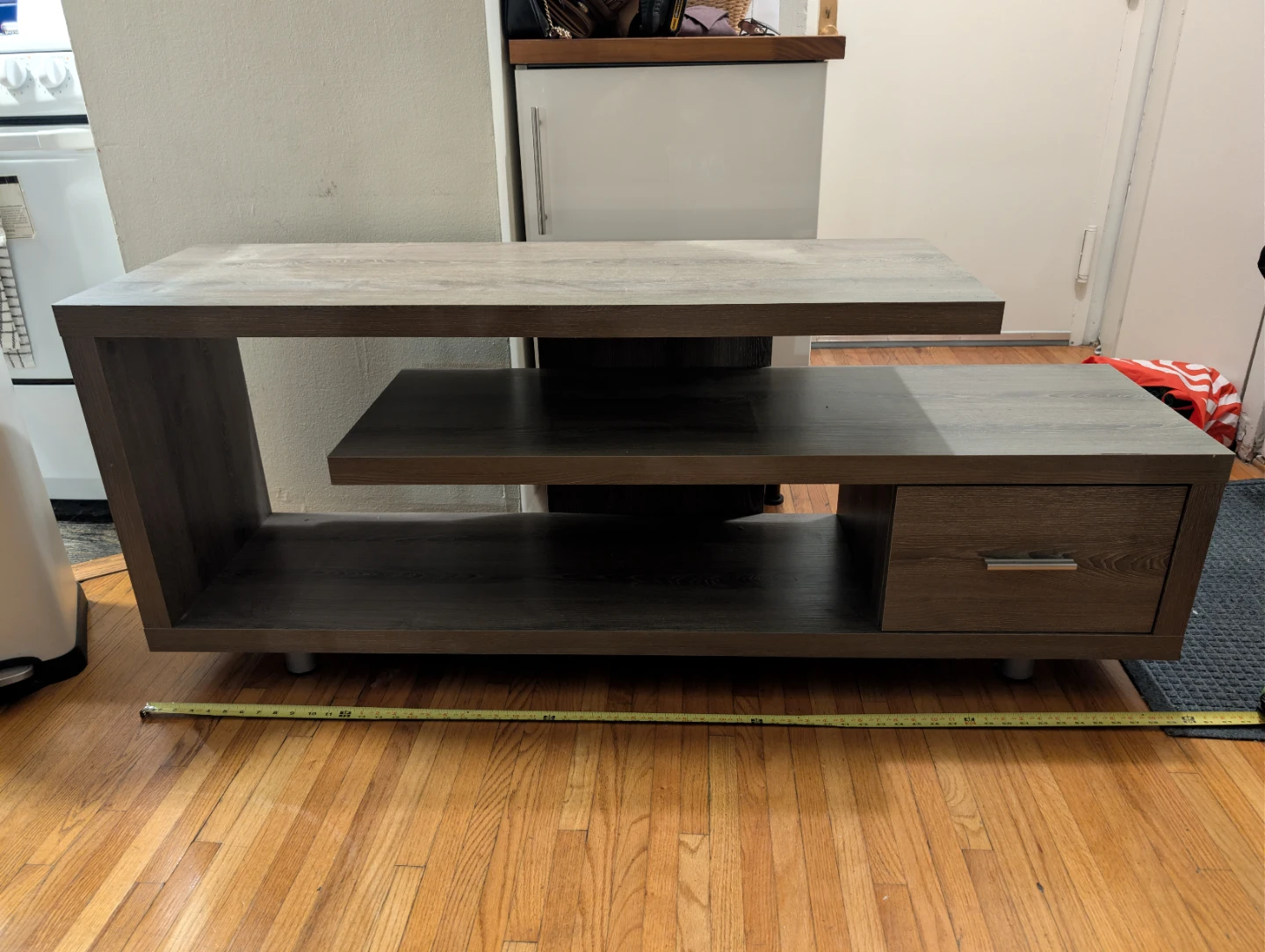 Modern Entertainment TV Stand with Drawer - photo 3